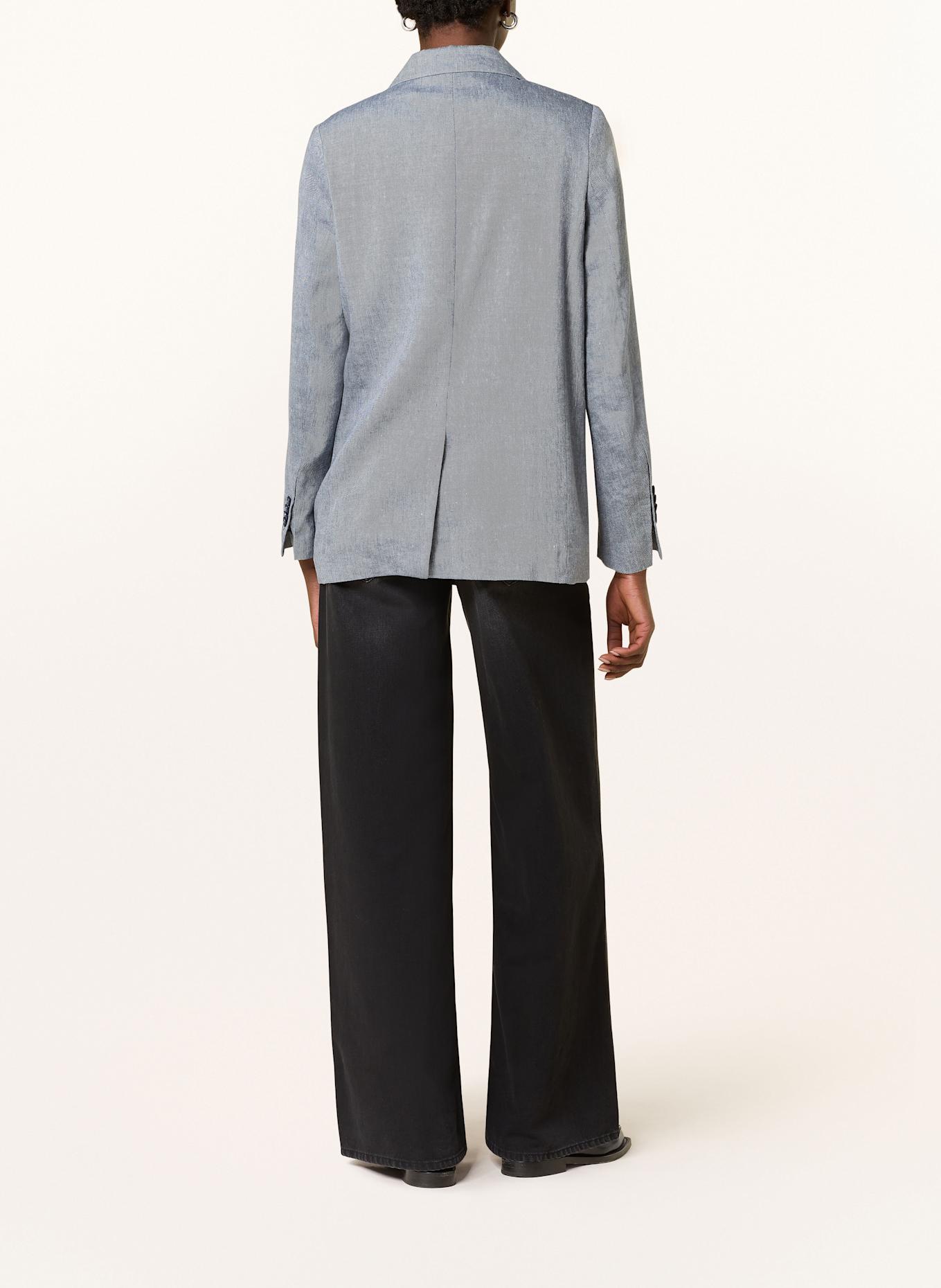 DRYKORN Blazer GLENDALE mit Leinen: BLAU