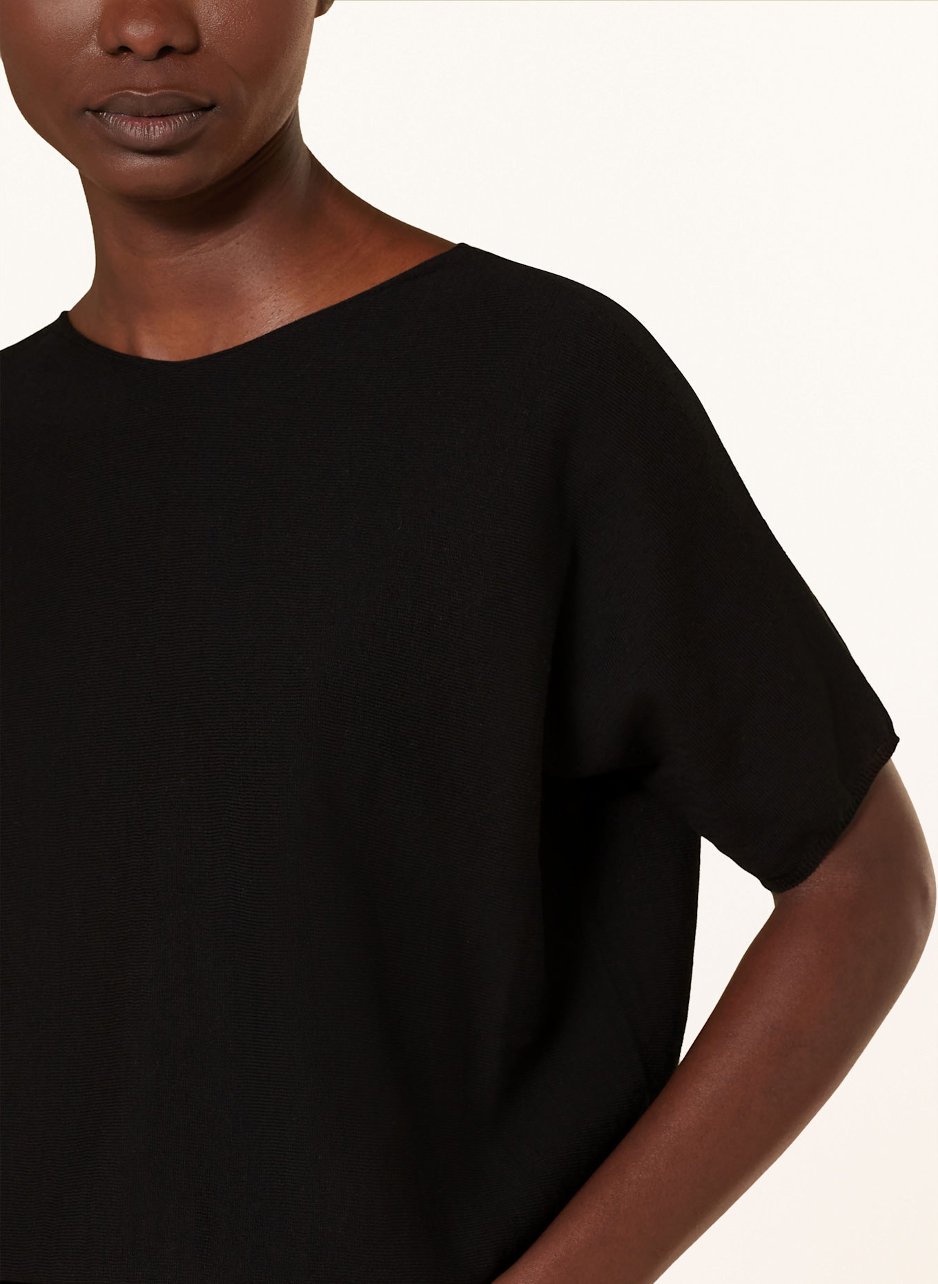 DRYKORN Strickshirt SOMELI: SCHWARZ