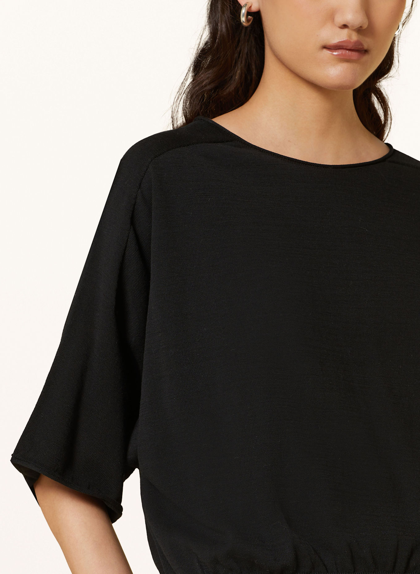 DRYKORN Strickshirt DILARY: SCHWARZ