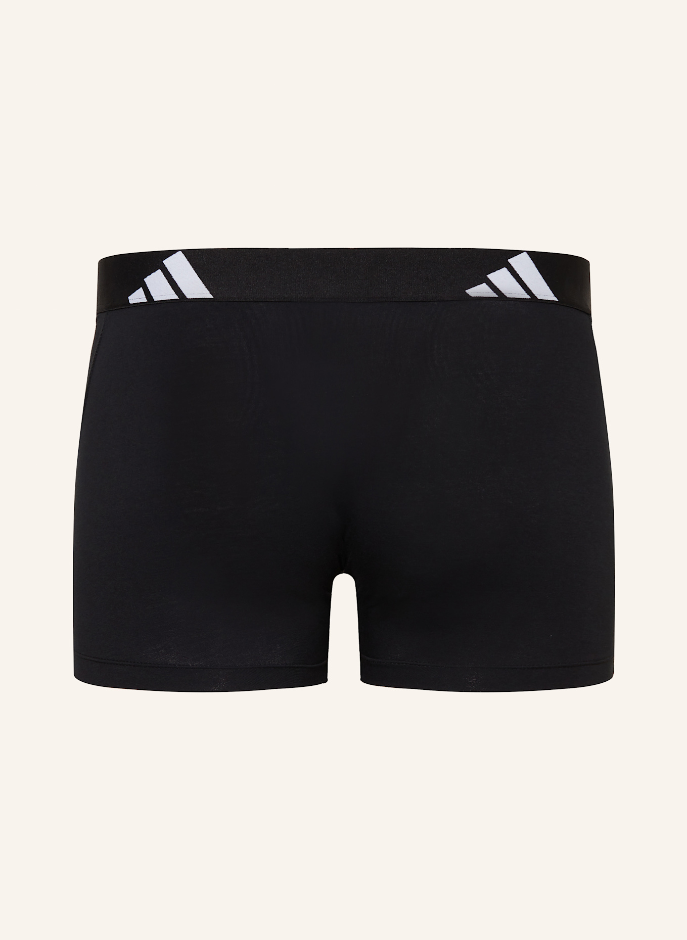 adidas 3er-Pack Boxershorts ACTIVE FLEX COTTON: SCHWARZ