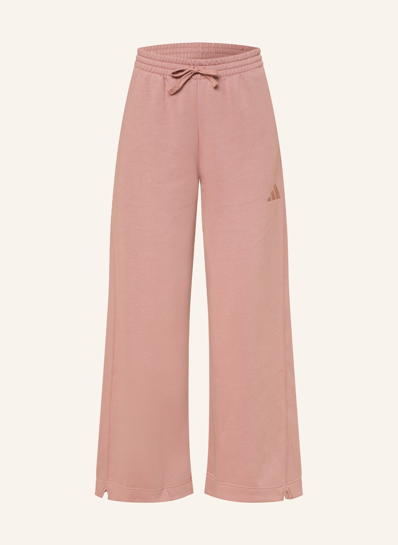 adidas Sweatpants ALL SZN FLEECE LOOSE WIDE LEG PANTS: ROSÉ