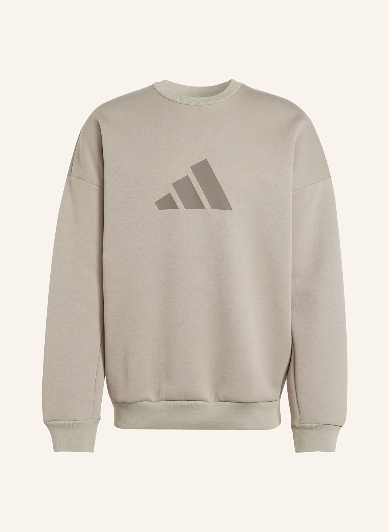 adidas Sweatshirt FUTURE ICONS THREE BAR CREW: GRAU