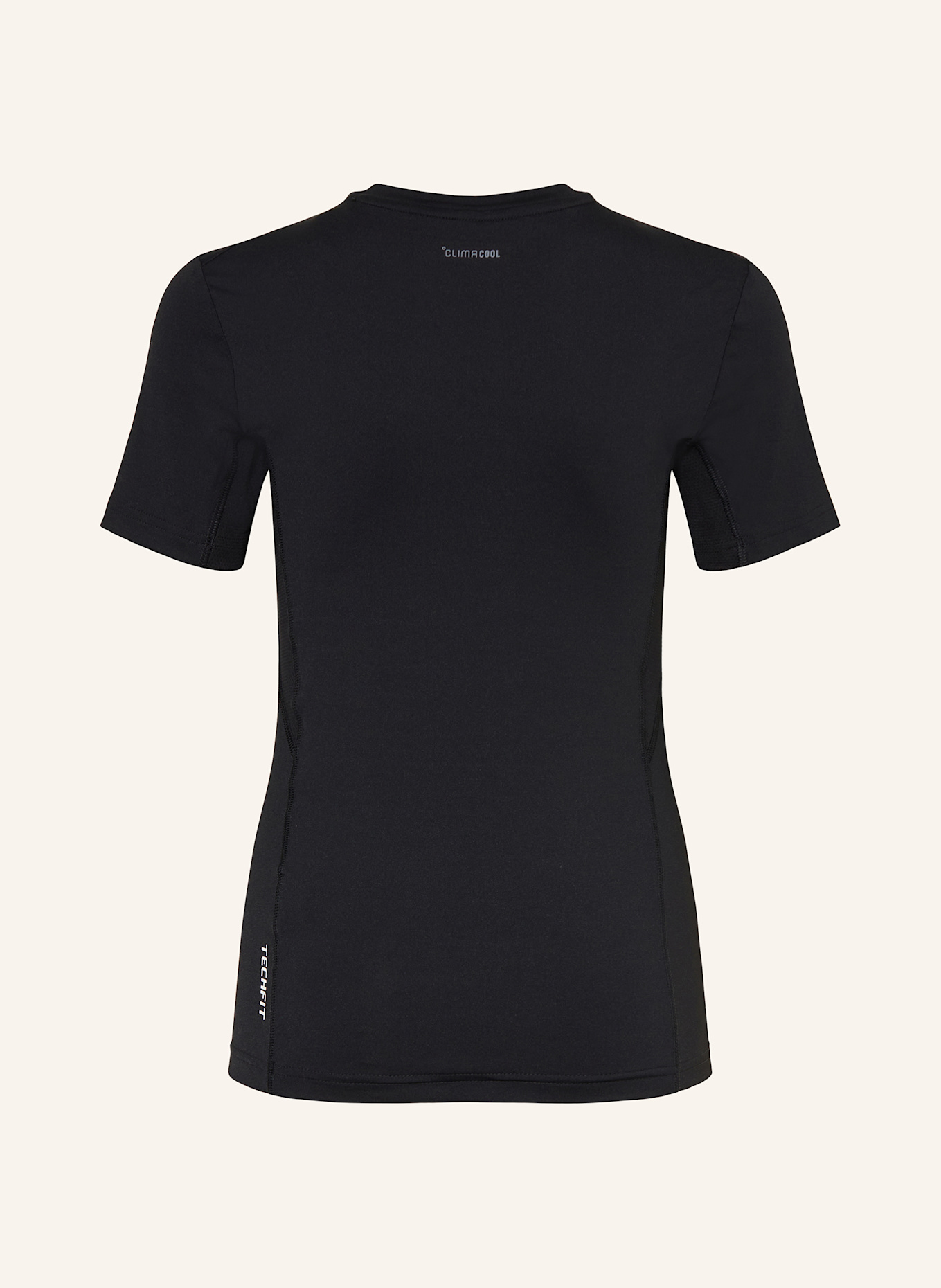 adidas Tričko TECHFIT: ČERNÁ