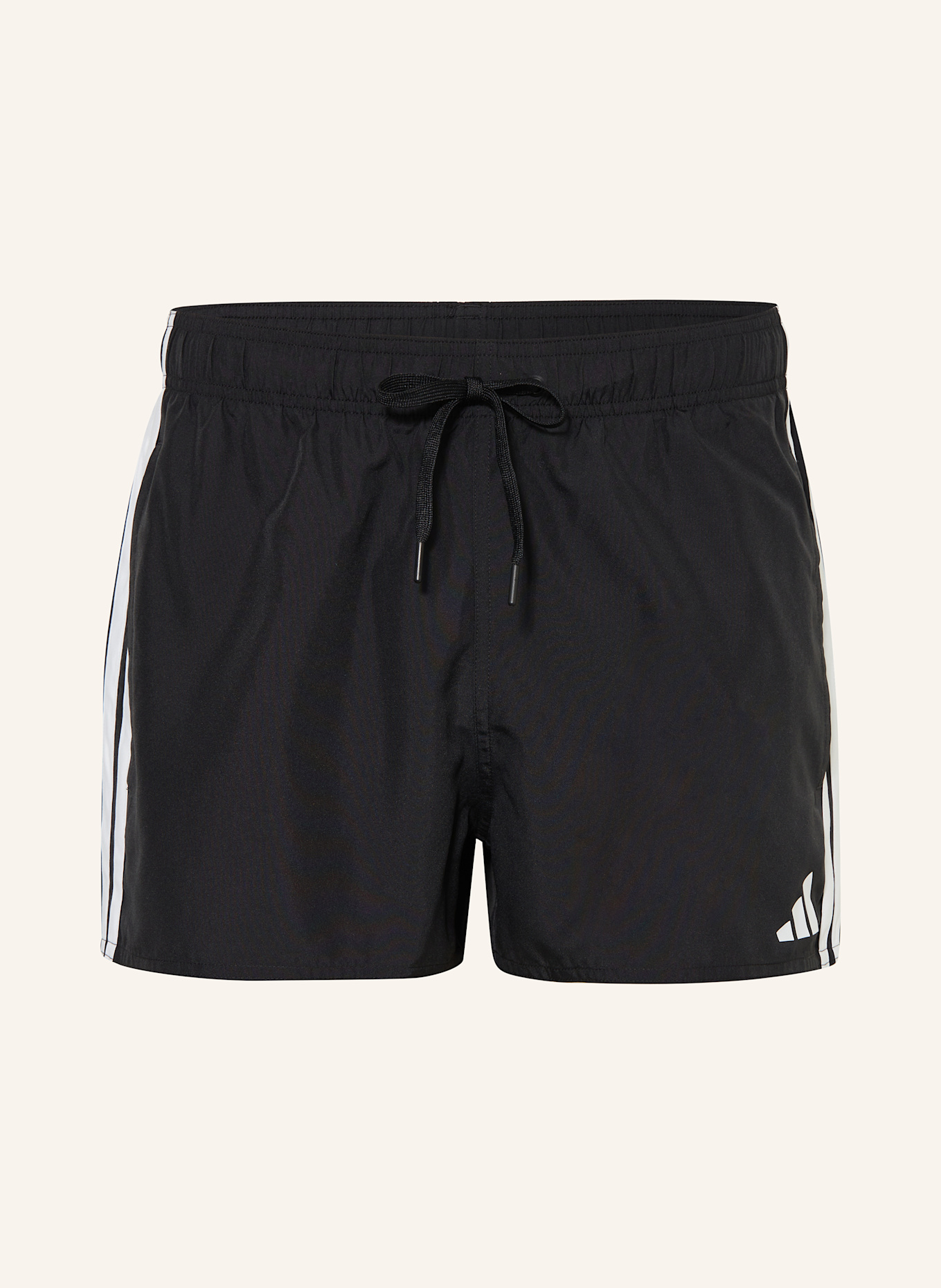 adidas Badeshorts 3 STRIPES SWIM SHORTS 3 INCH: SCHWARZ/ WEISS