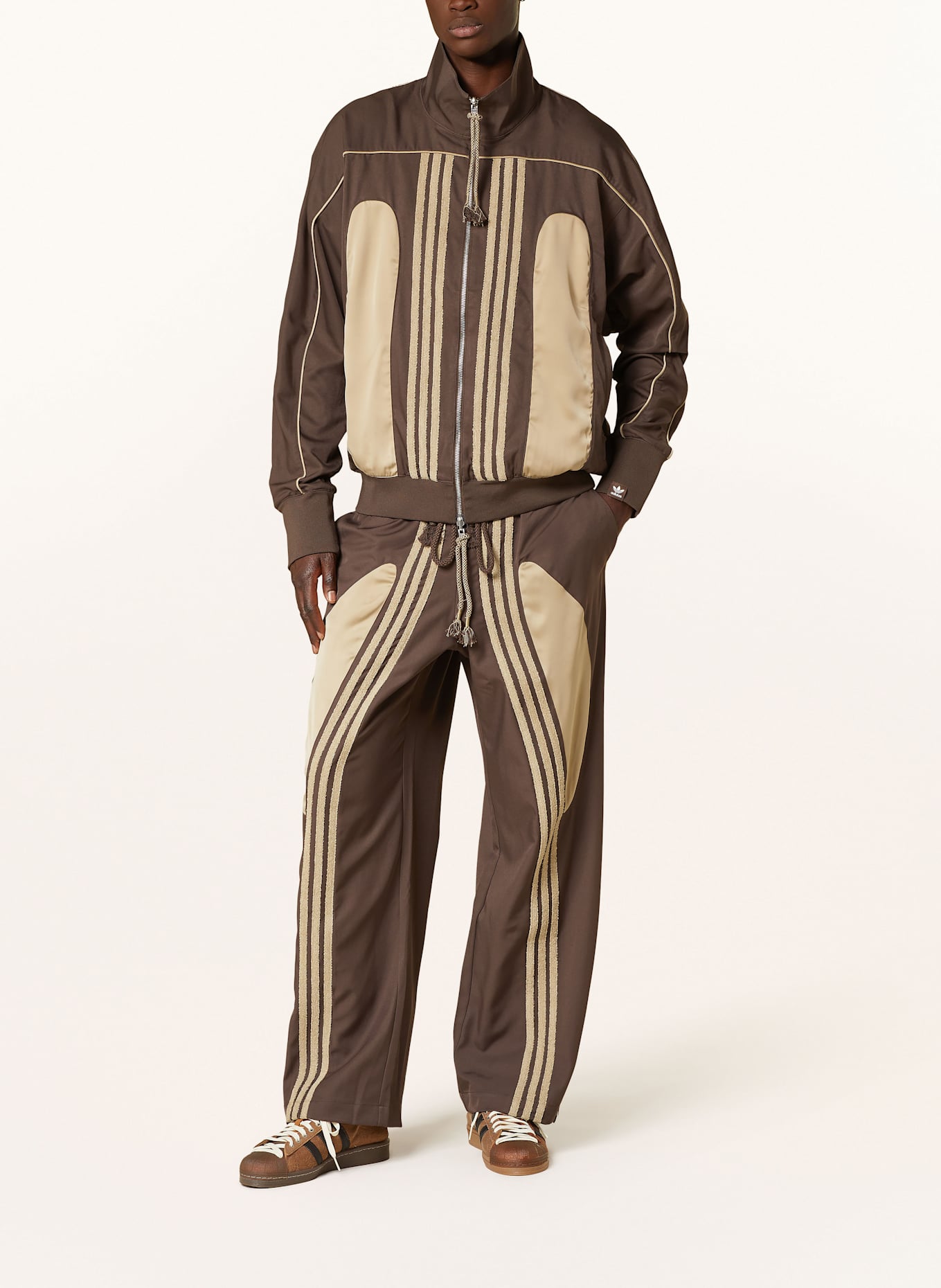 adidas Trainingsjacke SONG FOR THE MUTE SPRING: DUNKELBRAUN/ HELLBRAUN