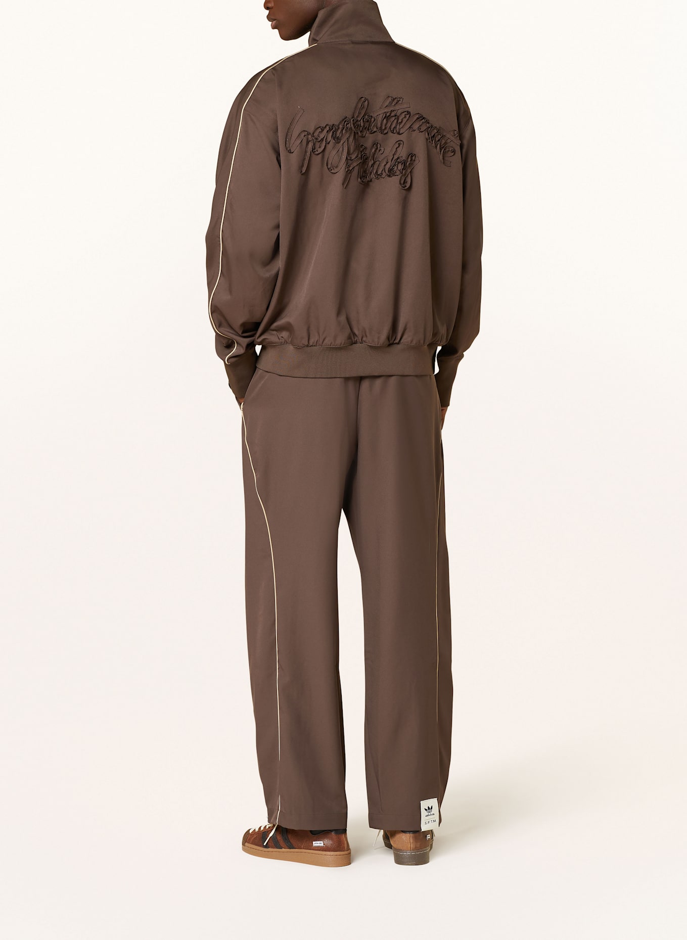 adidas Trainingsjacke SONG FOR THE MUTE SPRING: DUNKELBRAUN/ HELLBRAUN