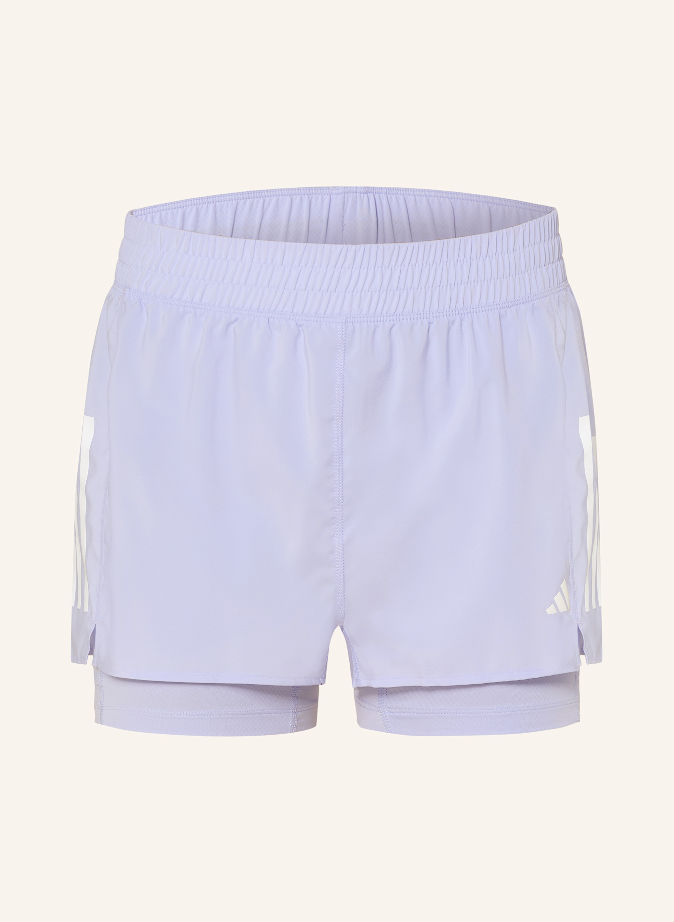 adidas 2-in1-Laufshorts OWN THE RUN: HELLLILA