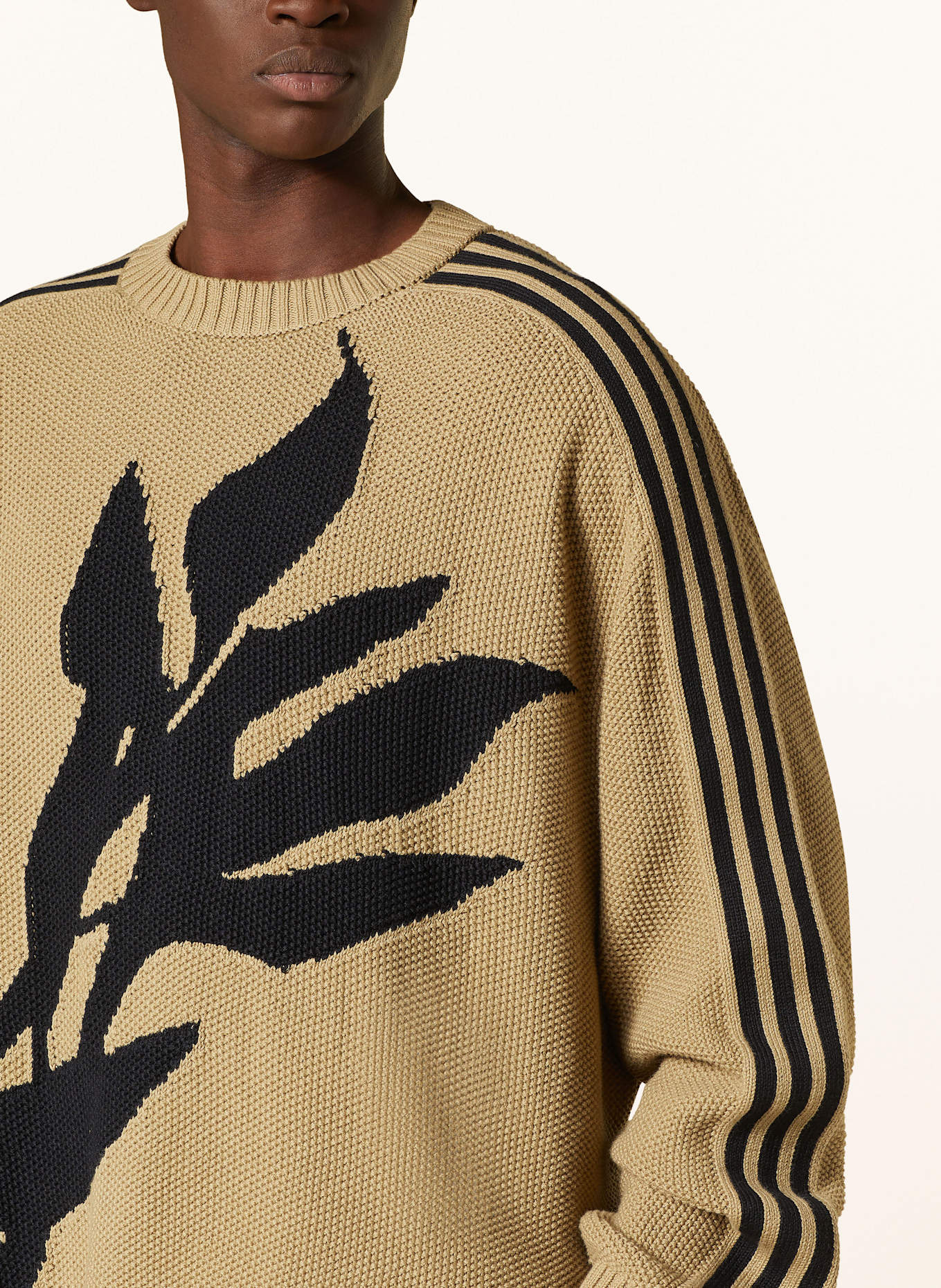 adidas Oversized-Pullover SONG FOR THE MUTE FULL: KHAKI/ SCHWARZ