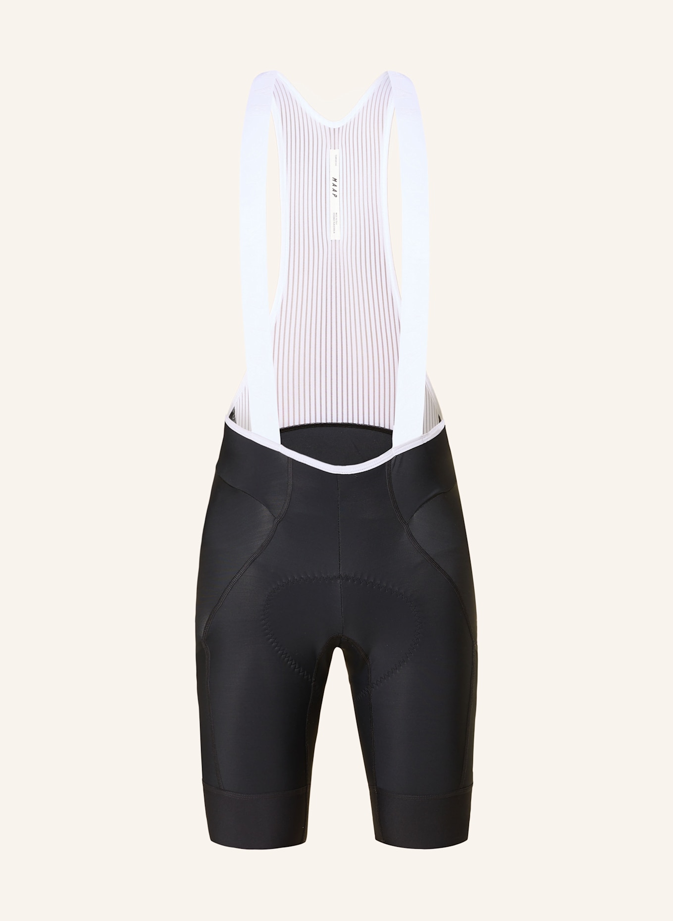 MAAP Radhose MAAP × BLEACH TEAM BIB EVO CARGO mit Trägern und gepolstertem Einsatz: SCHWARZ / WEISS