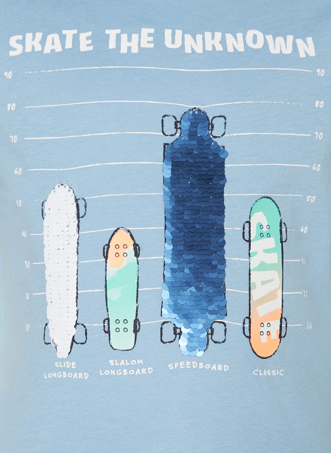 s.Oliver RED Tričko s flitry: TMAVĚ MODRÁ