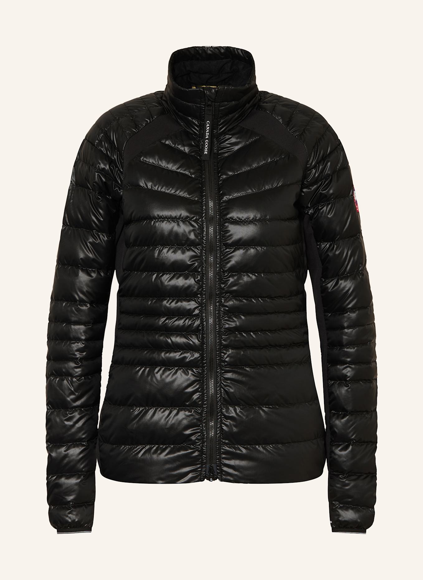 CANADA GOOSE Lekka kurtka puchowa HYBRIDGE: CZARNY