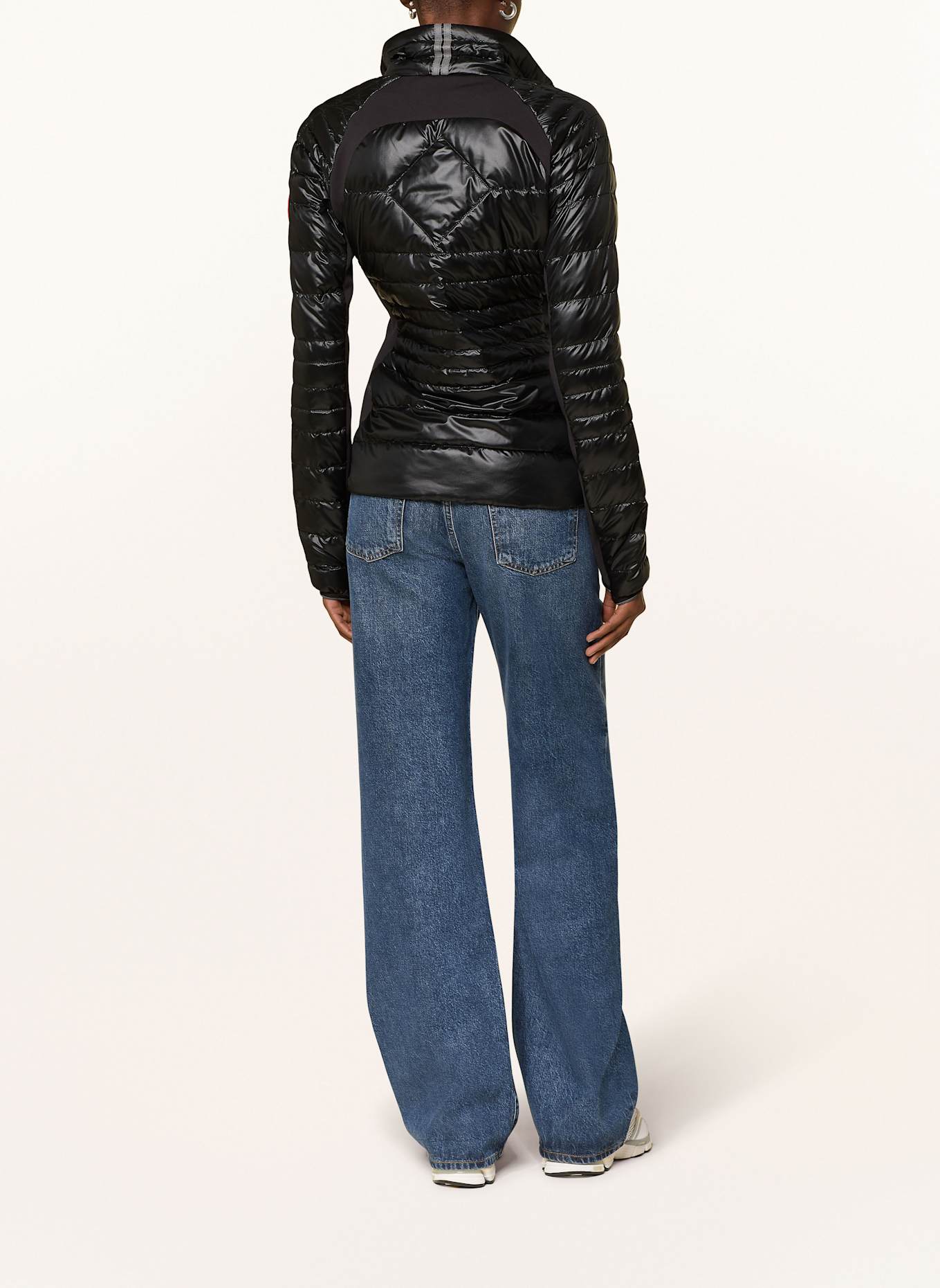 CANADA GOOSE Lekka kurtka puchowa HYBRIDGE: CZARNY