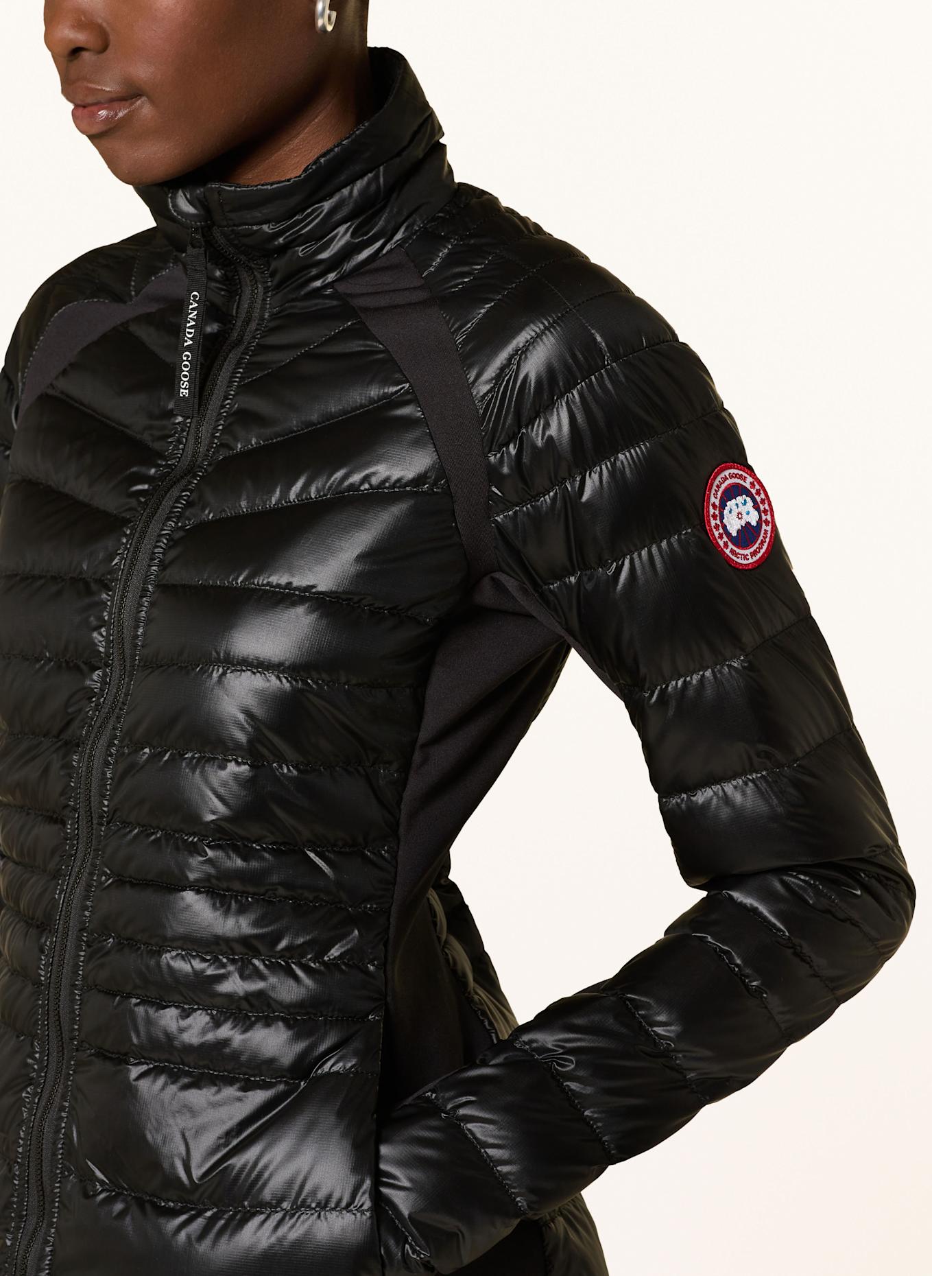 CANADA GOOSE Lekka kurtka puchowa HYBRIDGE: CZARNY