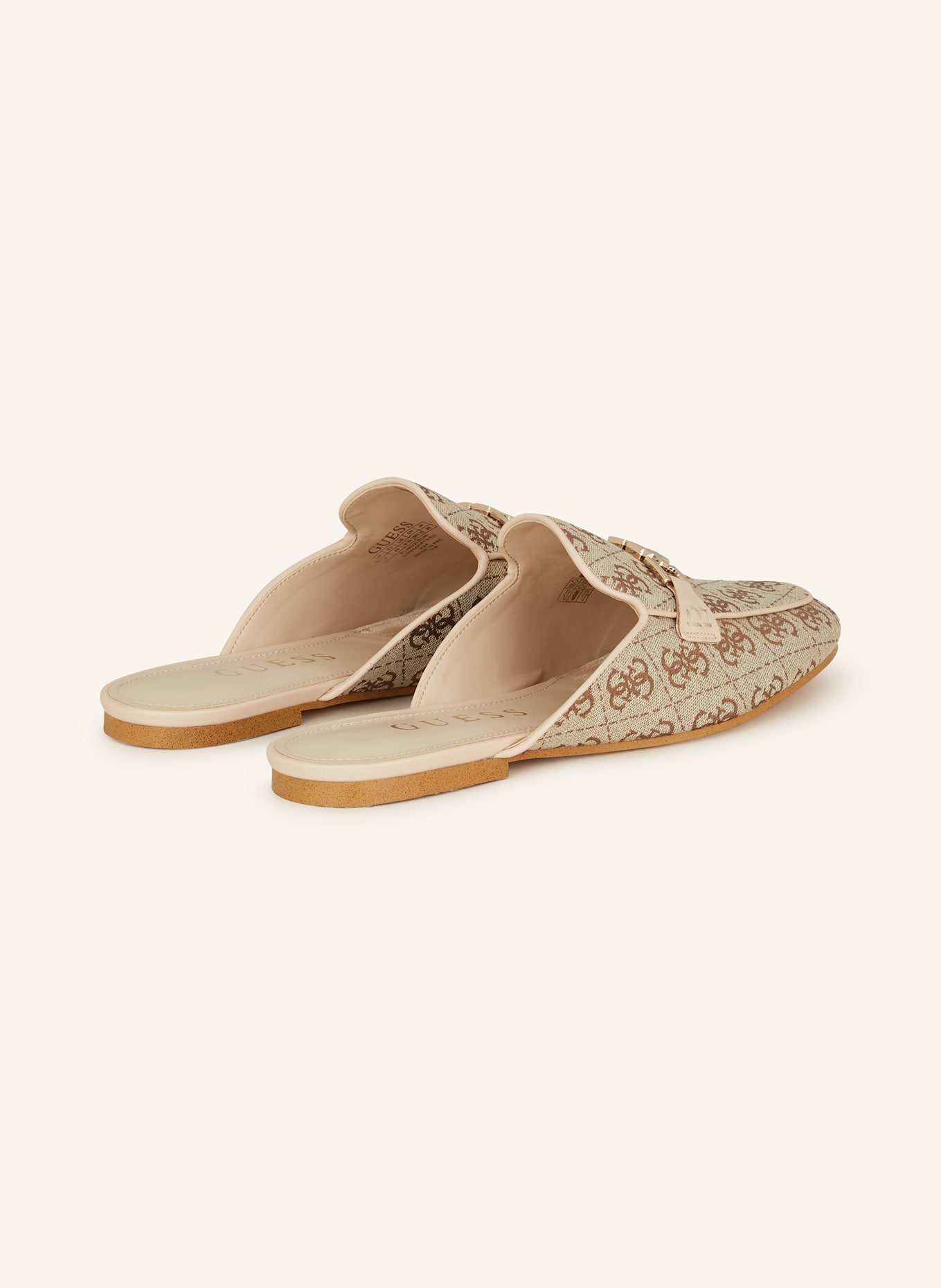 GUESS Mules BOMMY2: NUDE/ GOLD