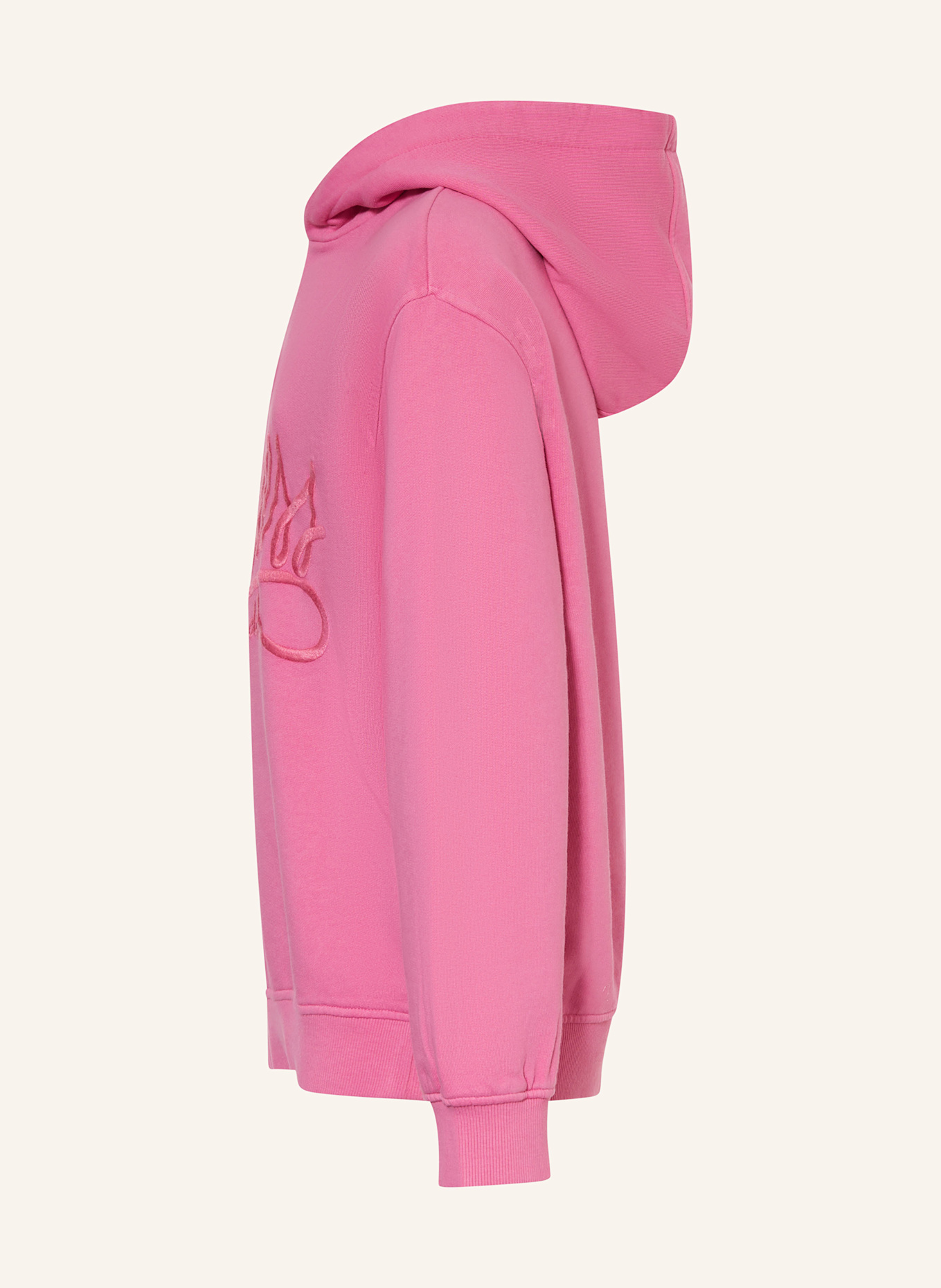 GUESS Oversized-Hoodie: PINK