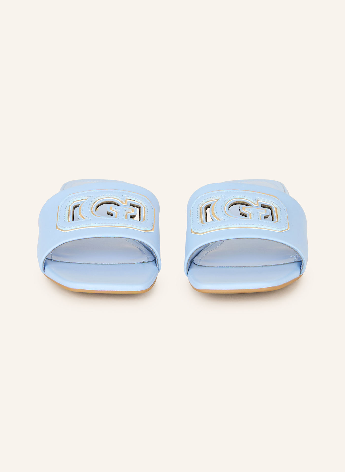 GUESS Pantoletten TARISHA: HELLBLAU