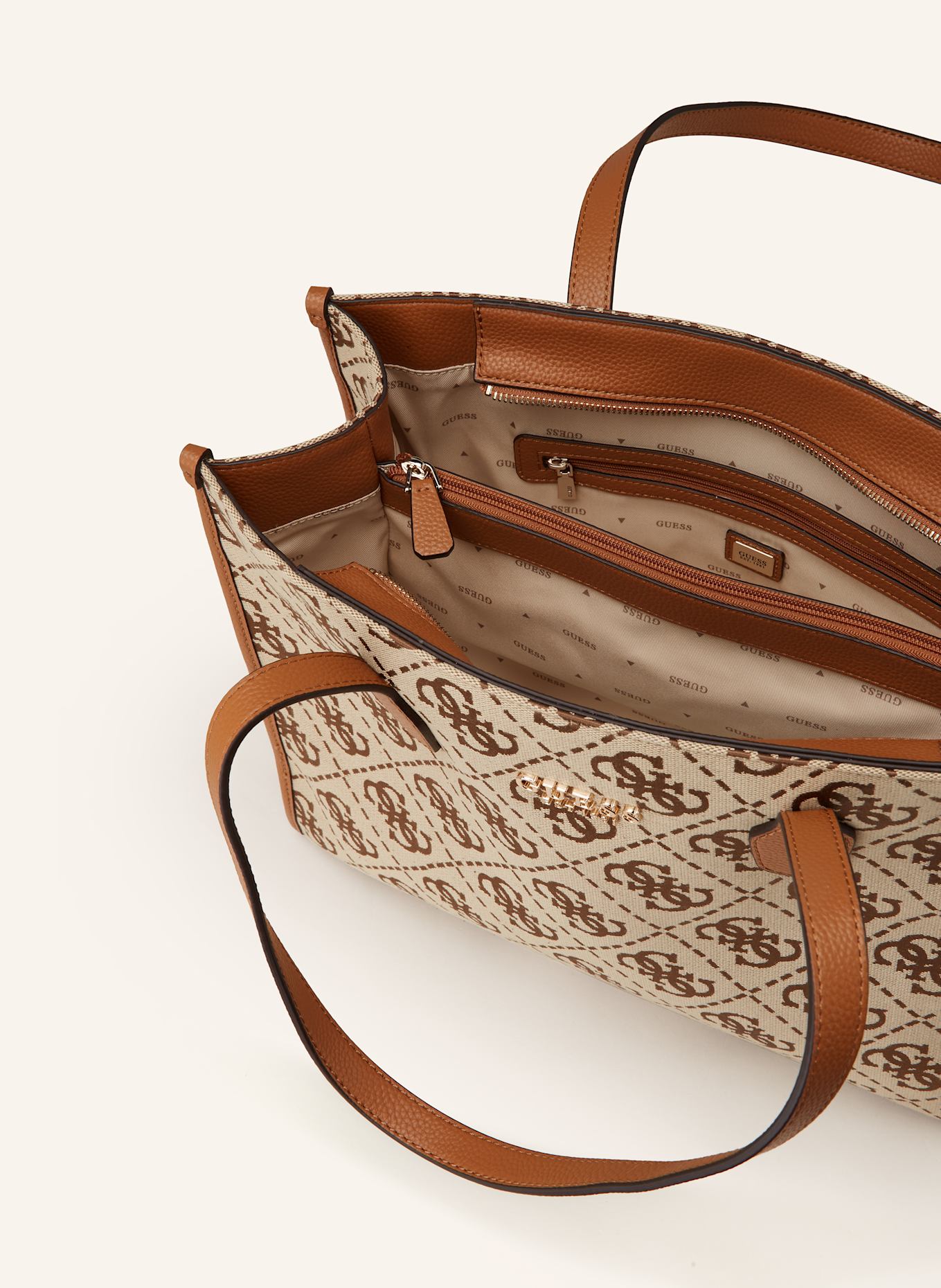 GUESS Shopper SILVANA: BRAUN/ BEIGE