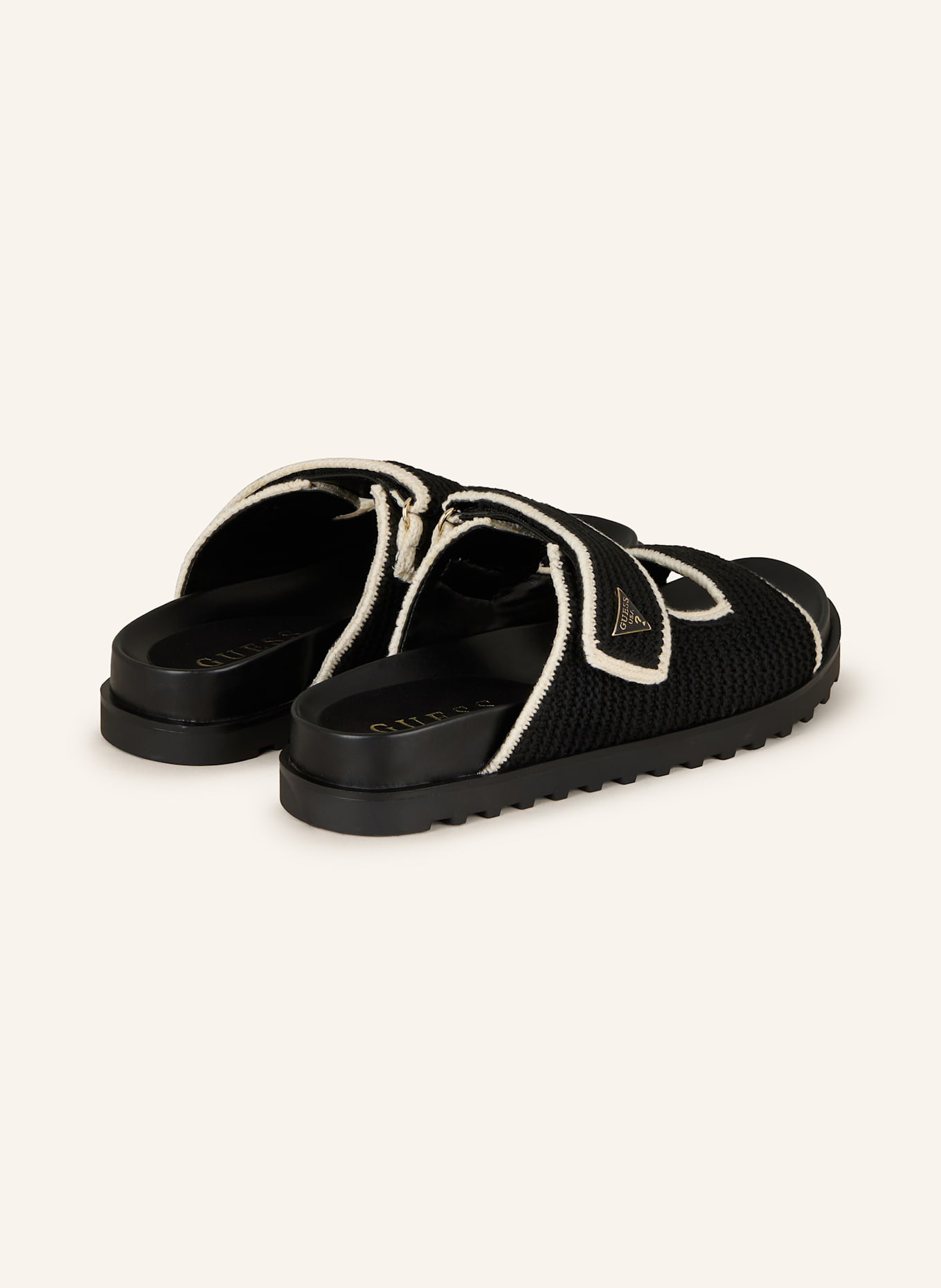 GUESS Pantoletten FADENNA: SCHWARZ