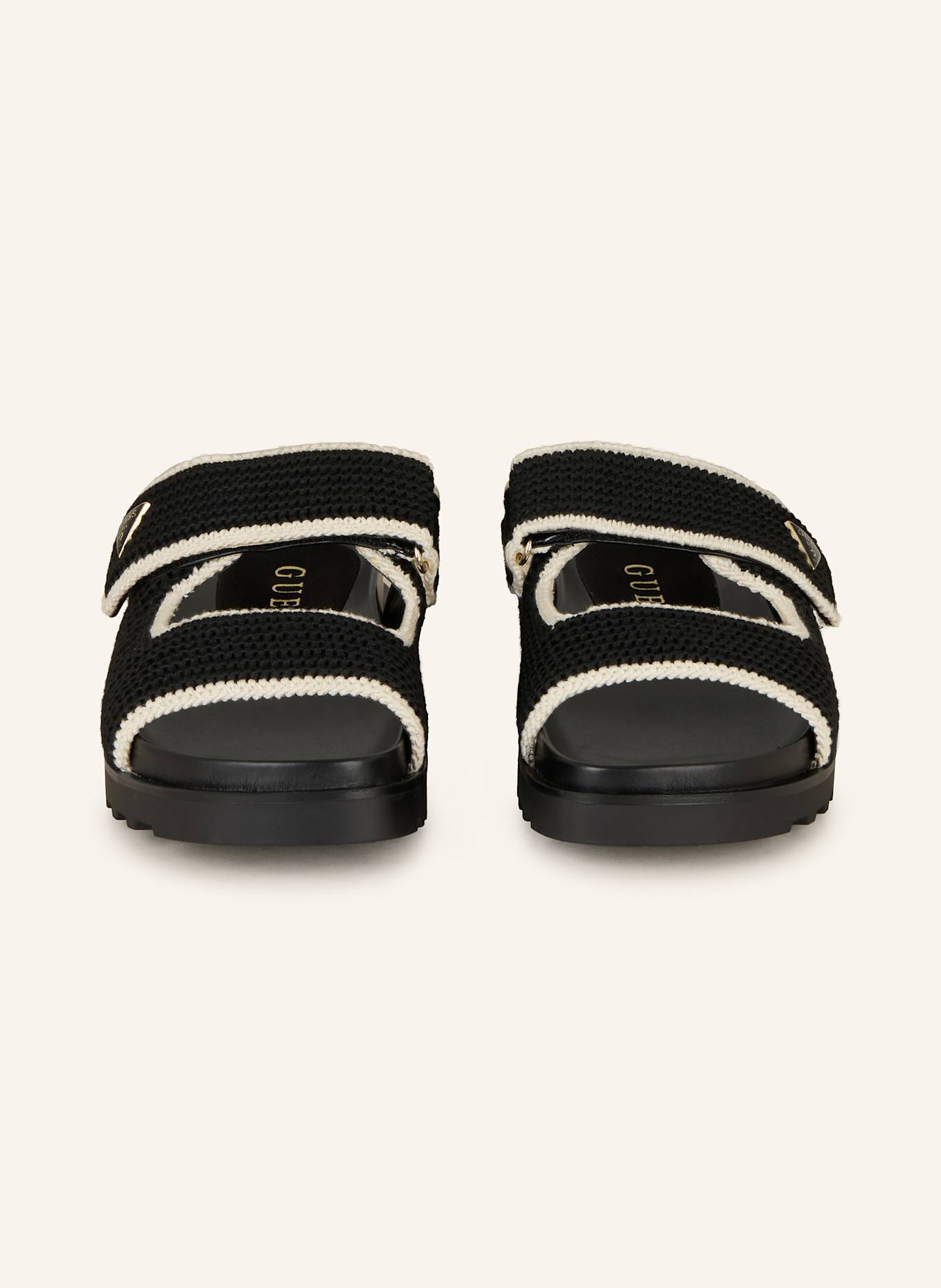 GUESS Pantoletten FADENNA: SCHWARZ