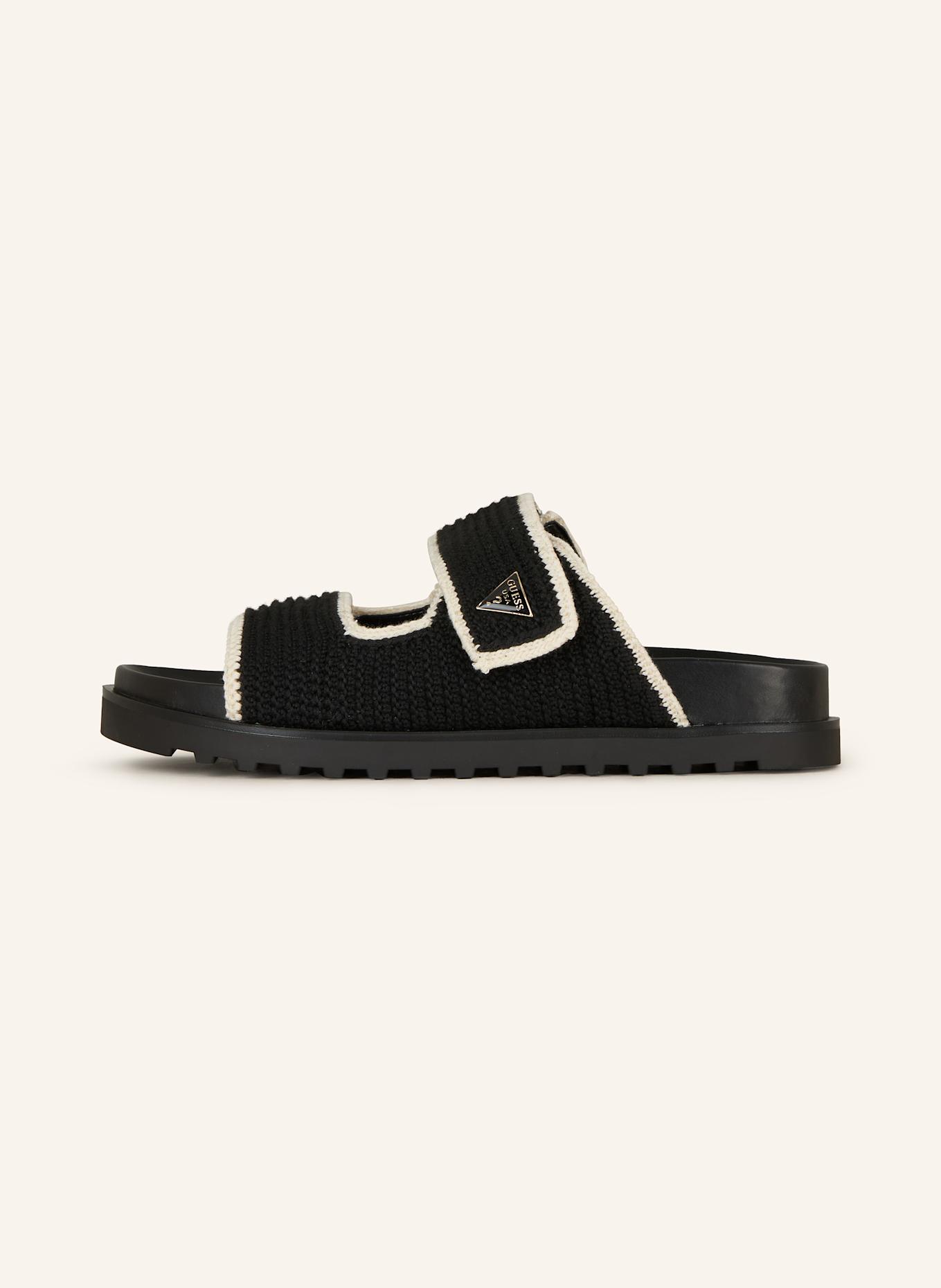 GUESS Pantoletten FADENNA: SCHWARZ
