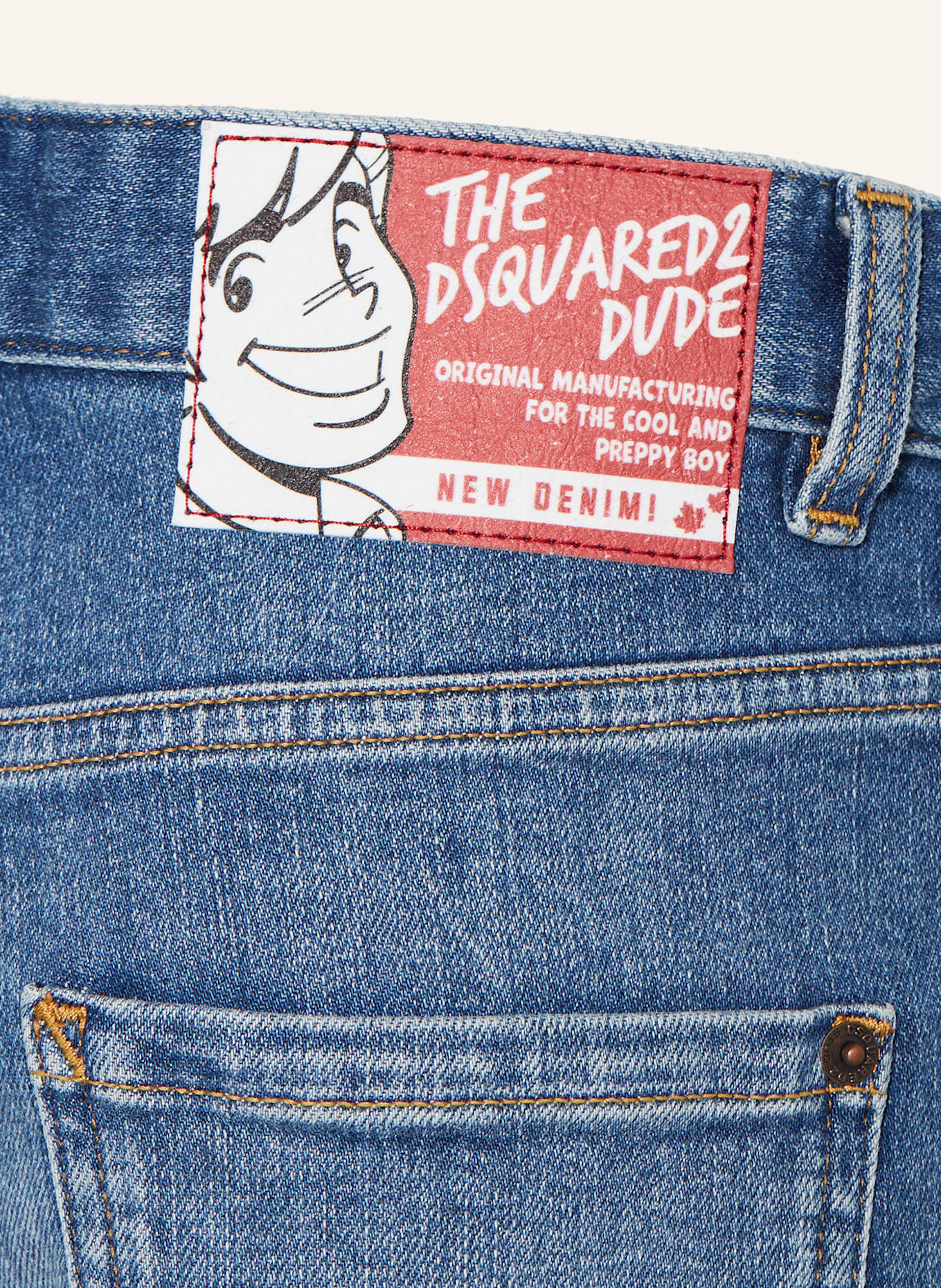 DSQUARED2 Jeanshorts: BLAU