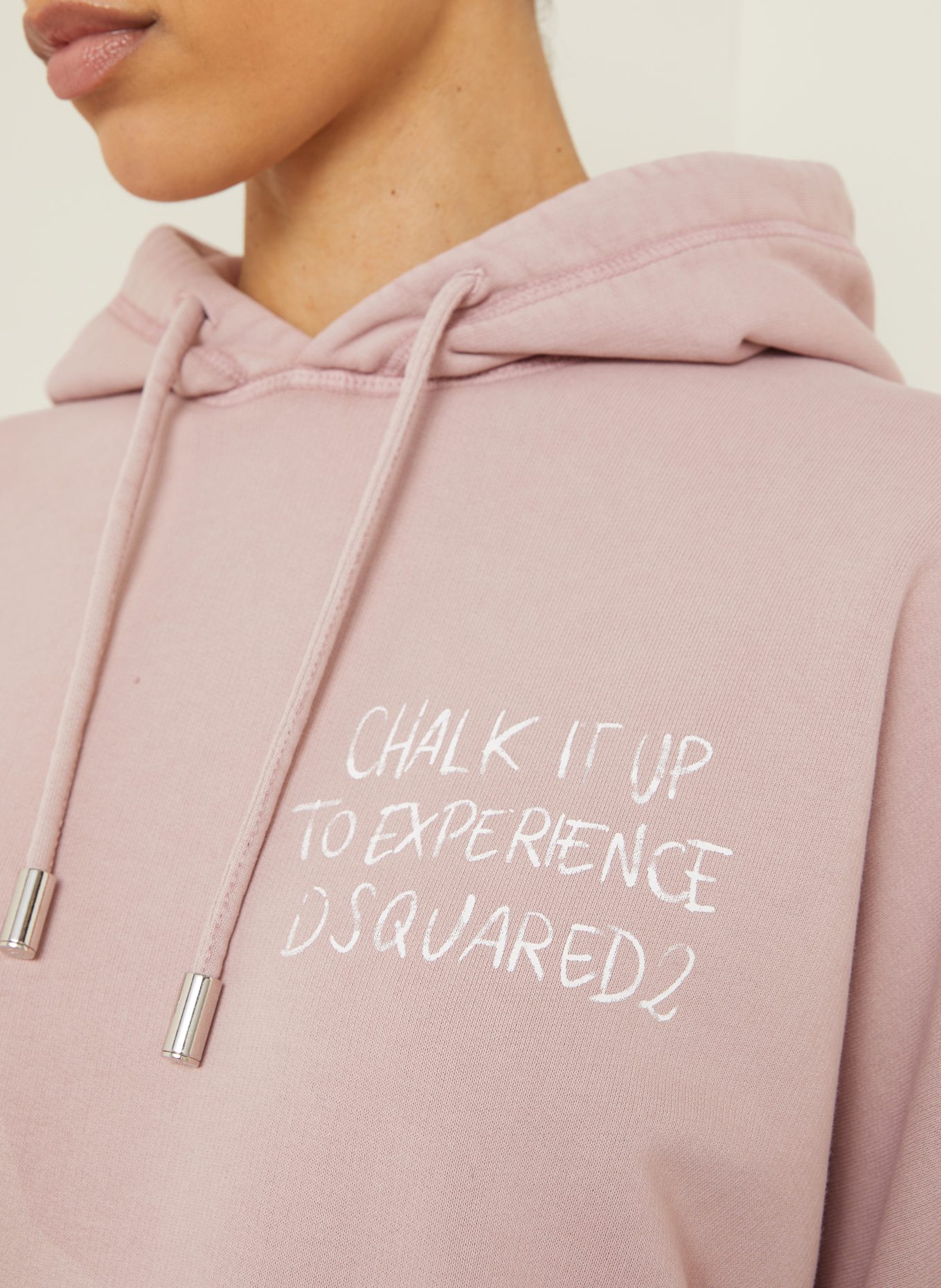 DSQUARED2 Hoodie DEAN FIT: ROSÉ