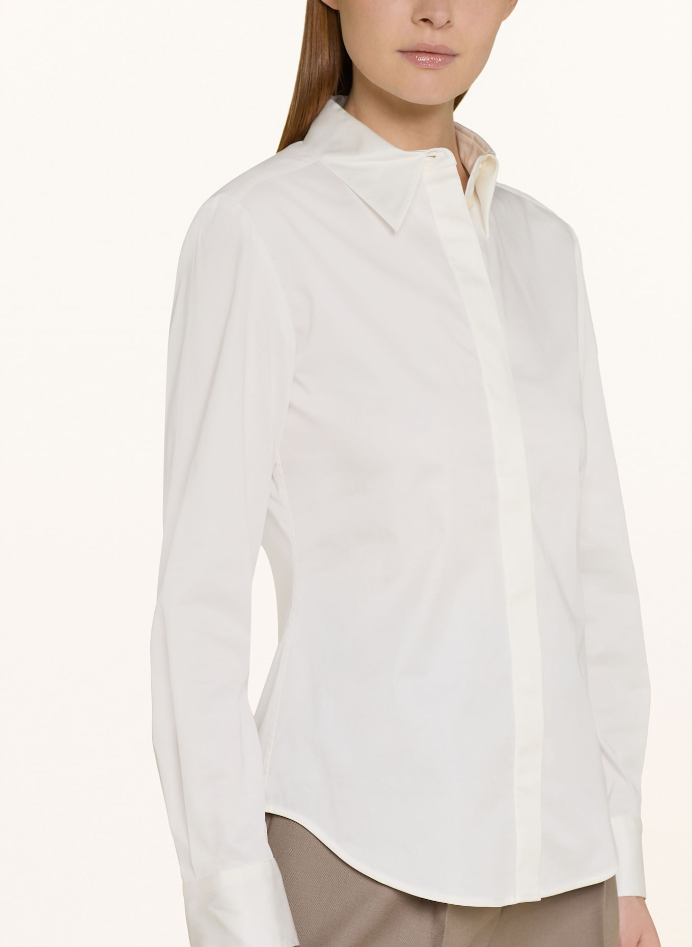TIGER OF SWEDEN Hemdbluse LAINO: WEISS