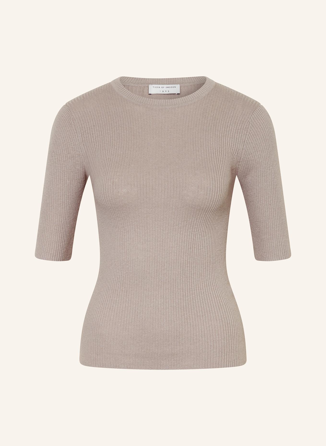 TIGER OF SWEDEN Strickshirt ORVI: GRAU