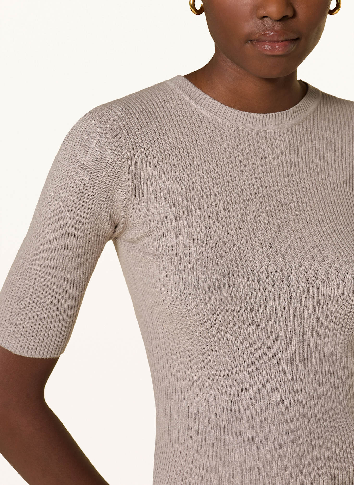 TIGER OF SWEDEN Strickshirt ORVI: GRAU
