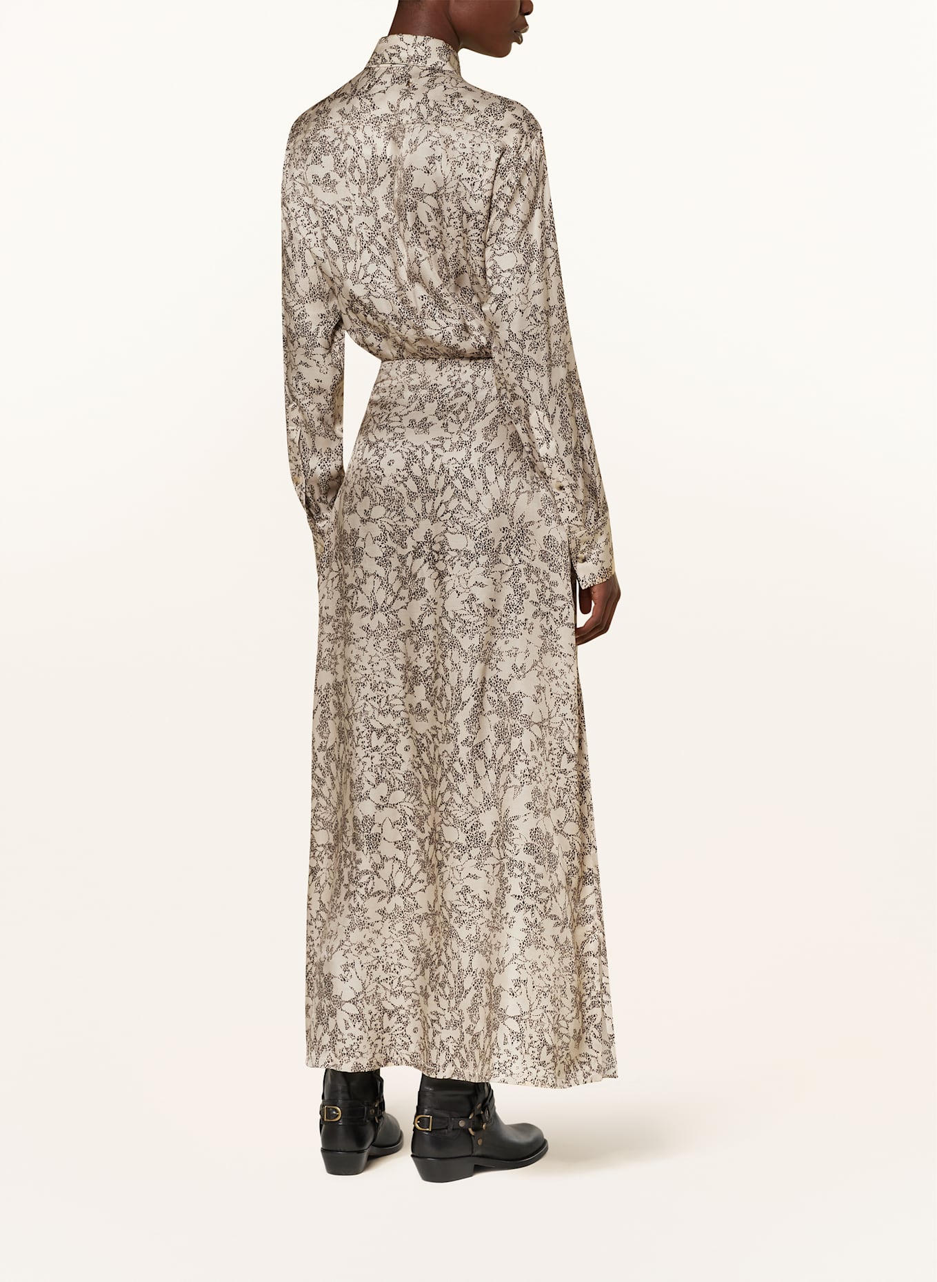 GOLDEN GOOSE Hemdblusenkleid JOURNEY: 15676 SAFARI/BLACK