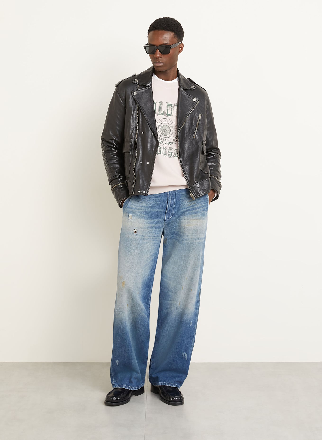 GOLDEN GOOSE Destroyed-Jeans JOURNEY Regular Fit: 50100 BLUE