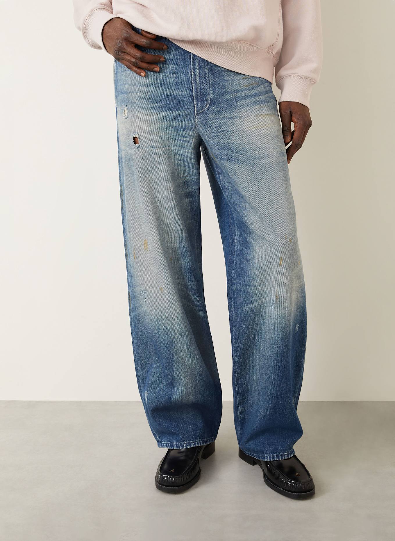 GOLDEN GOOSE Destroyed-Jeans JOURNEY Regular Fit: 50100 BLUE
