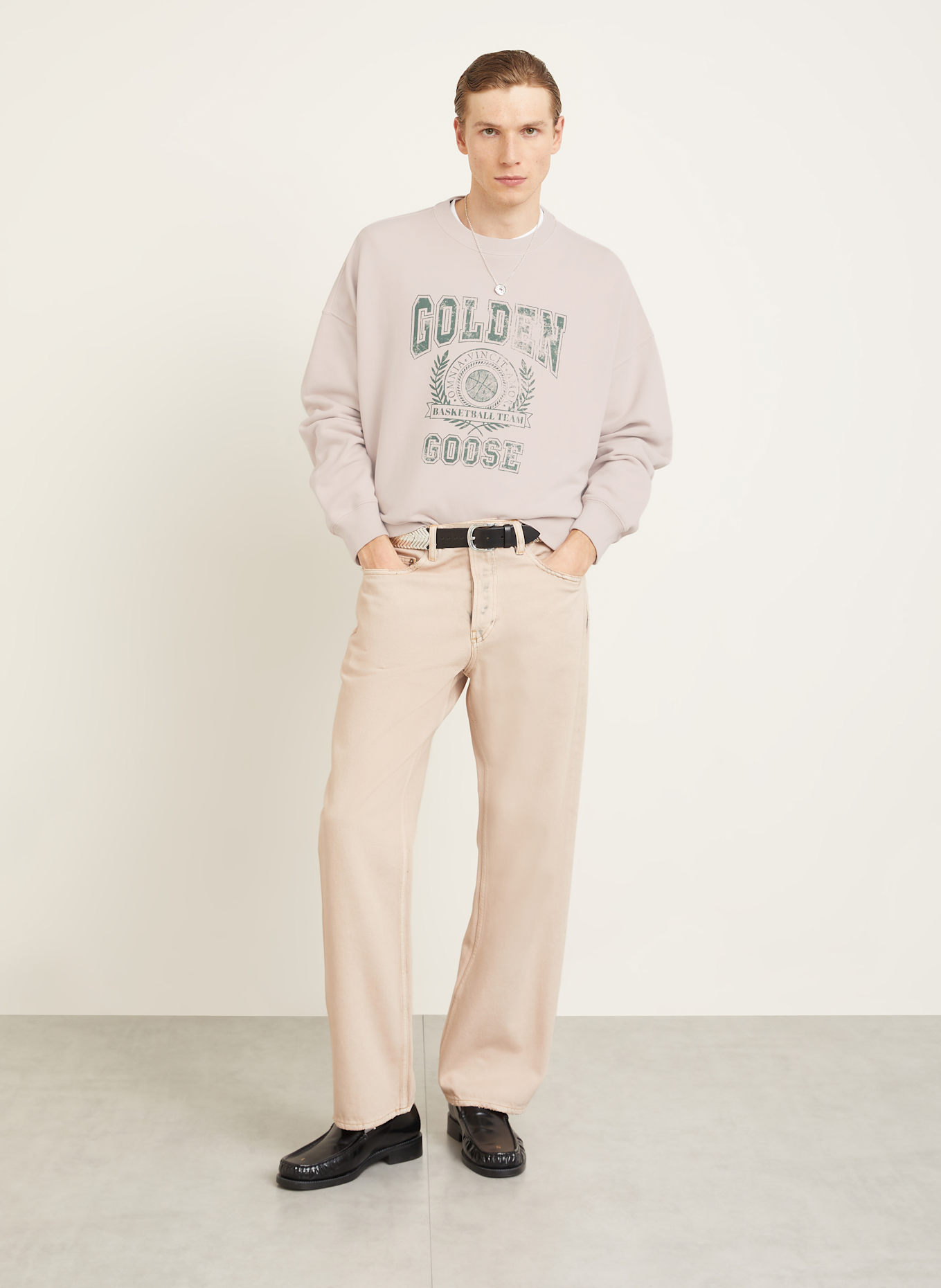 GOLDEN GOOSE Sweatshirt: ROSÉ