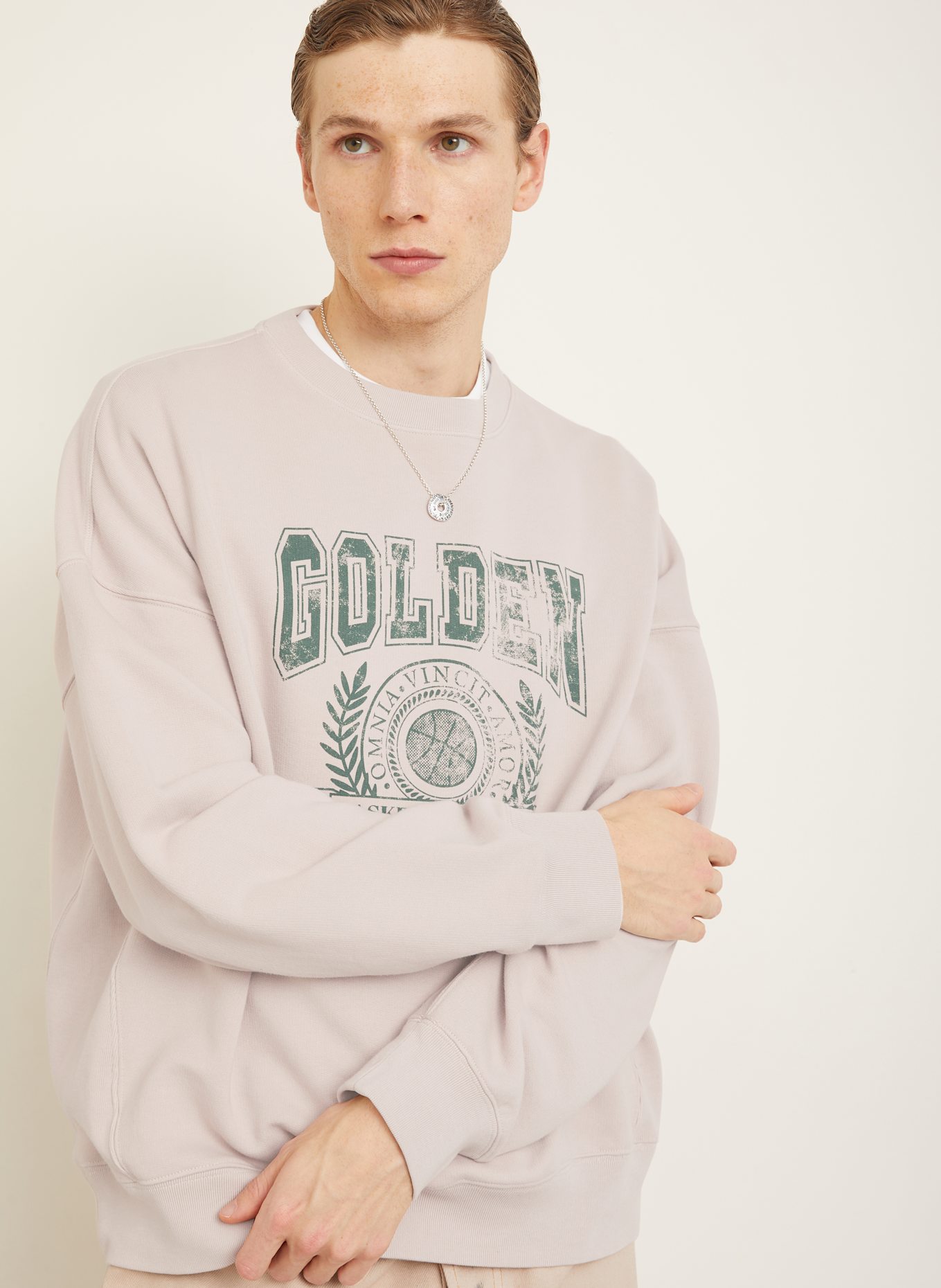 GOLDEN GOOSE Sweatshirt: ROSÉ