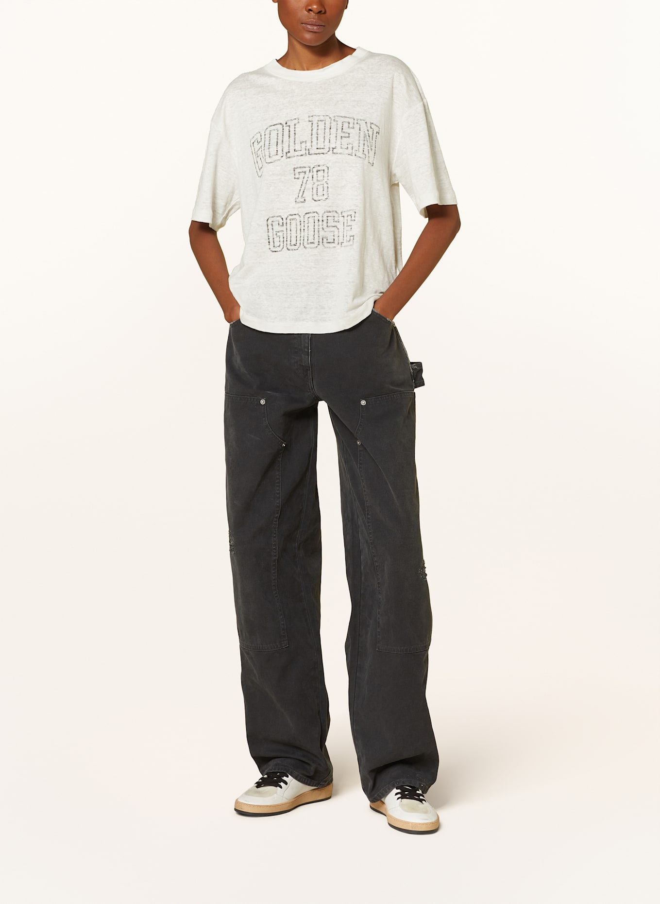 GOLDEN GOOSE T-Shirt JOURNEY: WEISS