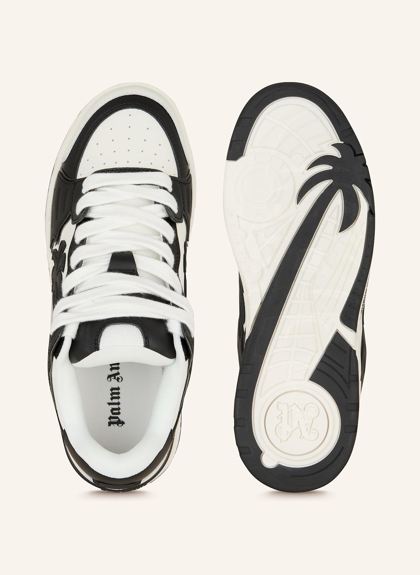 Palm Angels Sneakersy VENICE: CZARNY/ BIAŁY
