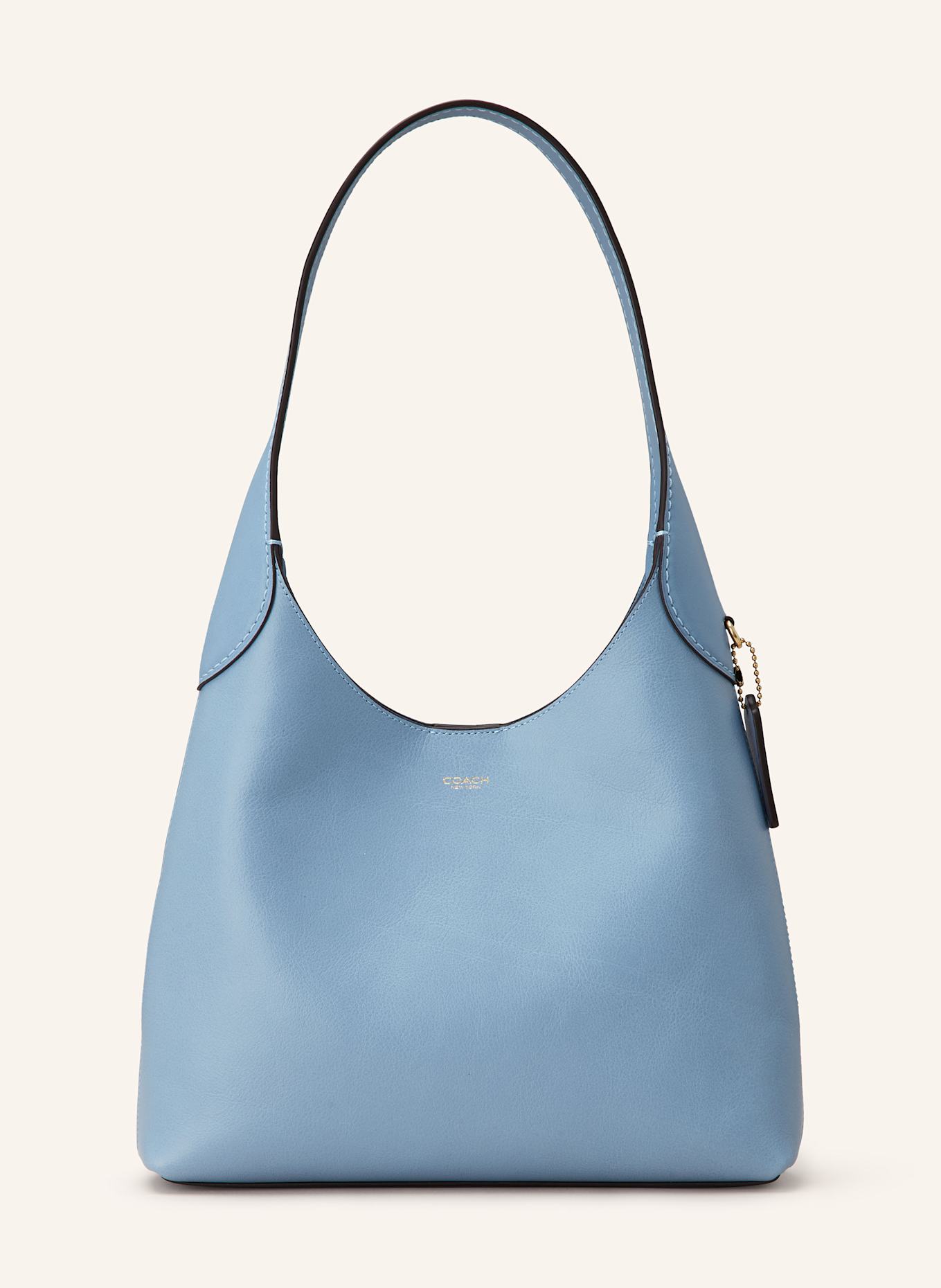 COACH BROOKLYN pouch bag: LIGHT BLUE