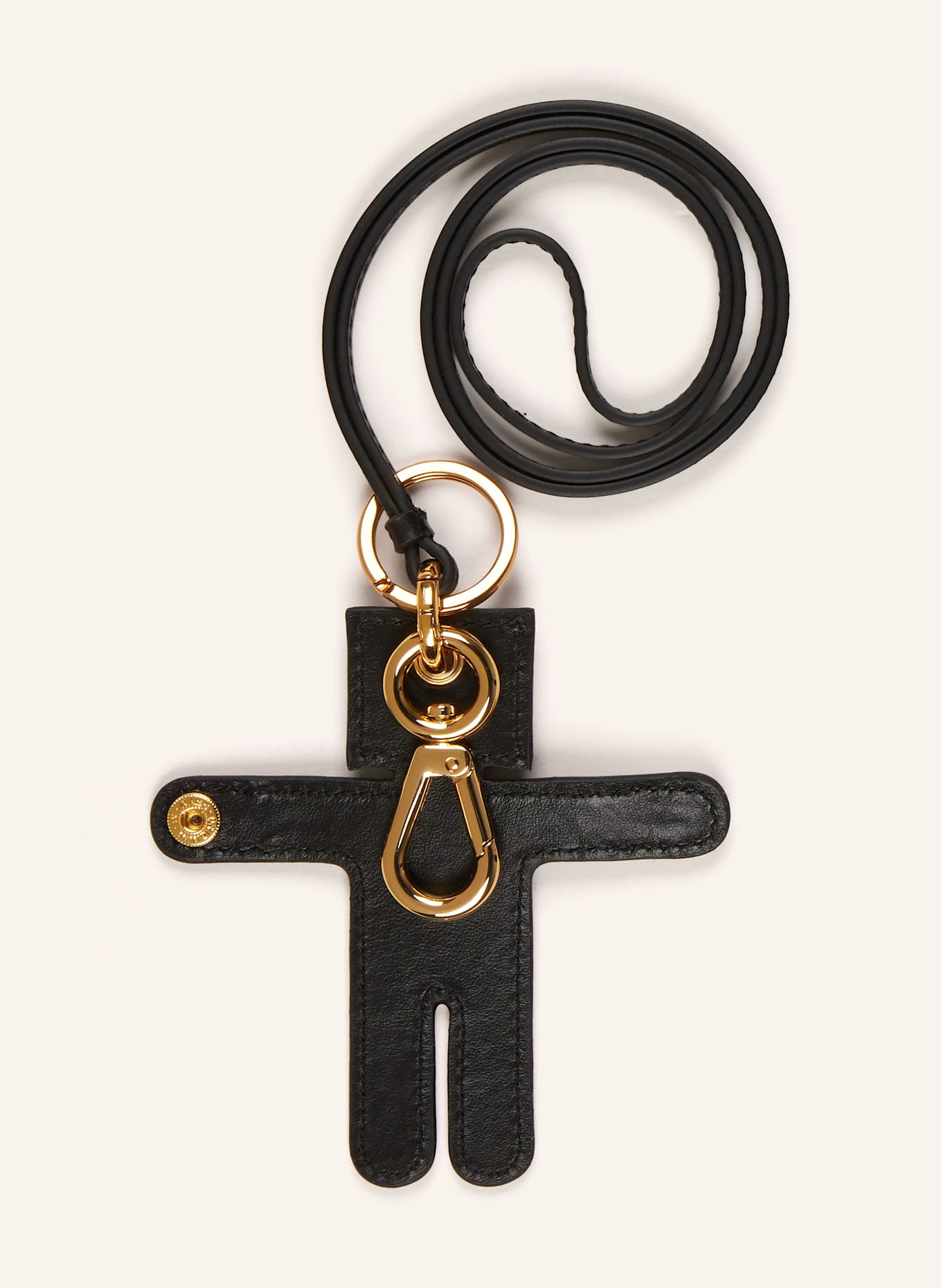 JACQUEMUS Taschenanhänger LE PORTE AMICO: SCHWARZ