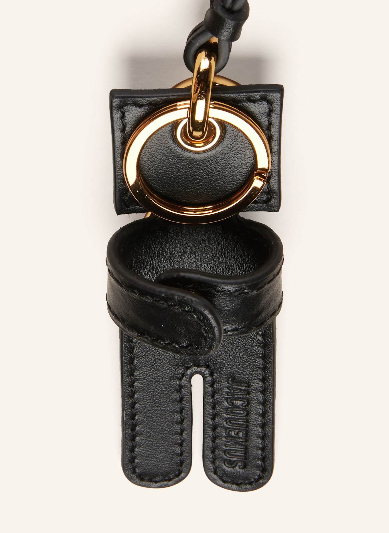 JACQUEMUS Taschenanhänger LE PORTE AMICO: SCHWARZ