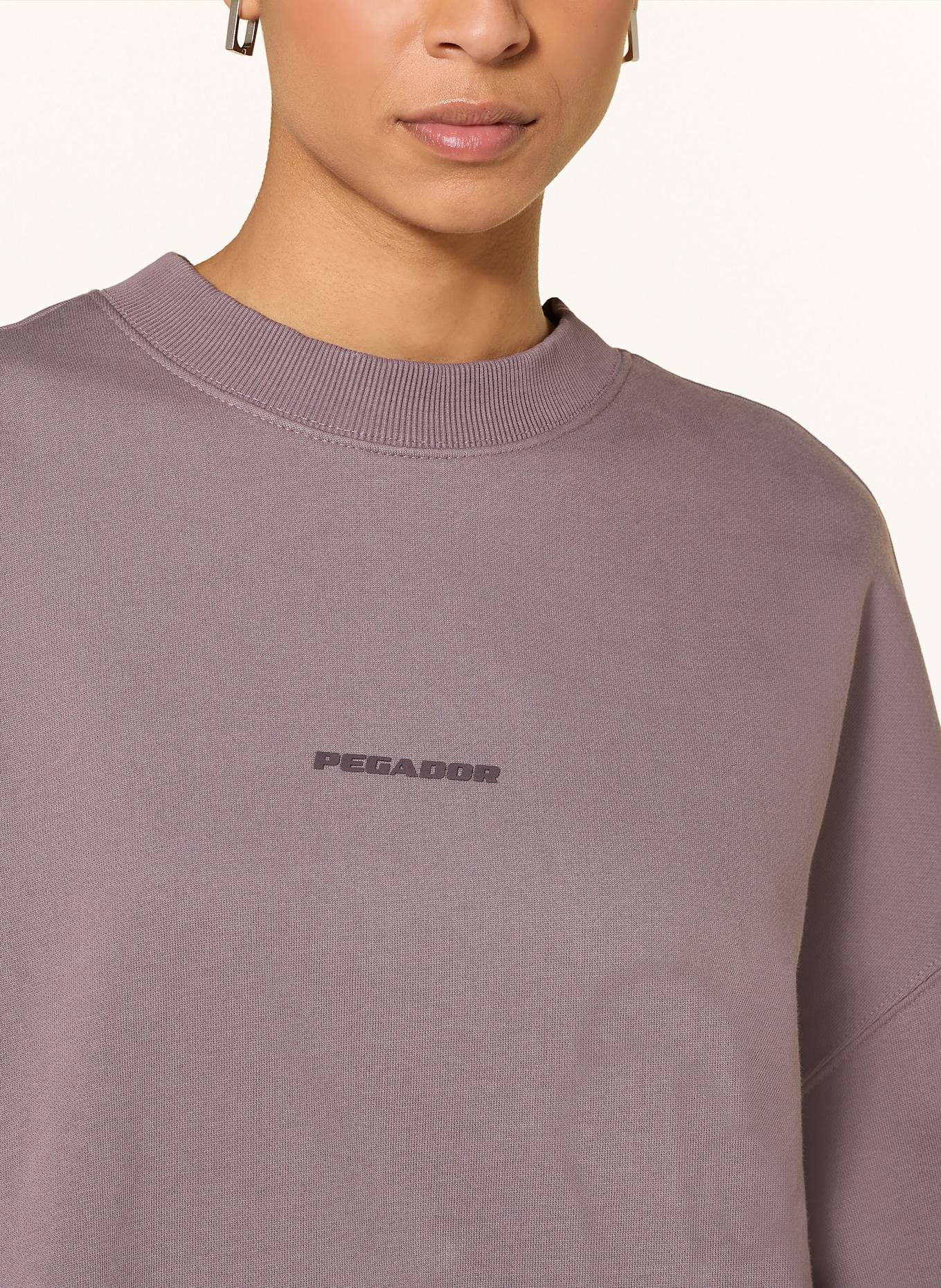 PEGADOR Sweatshirt SELA: DUNKELLILA