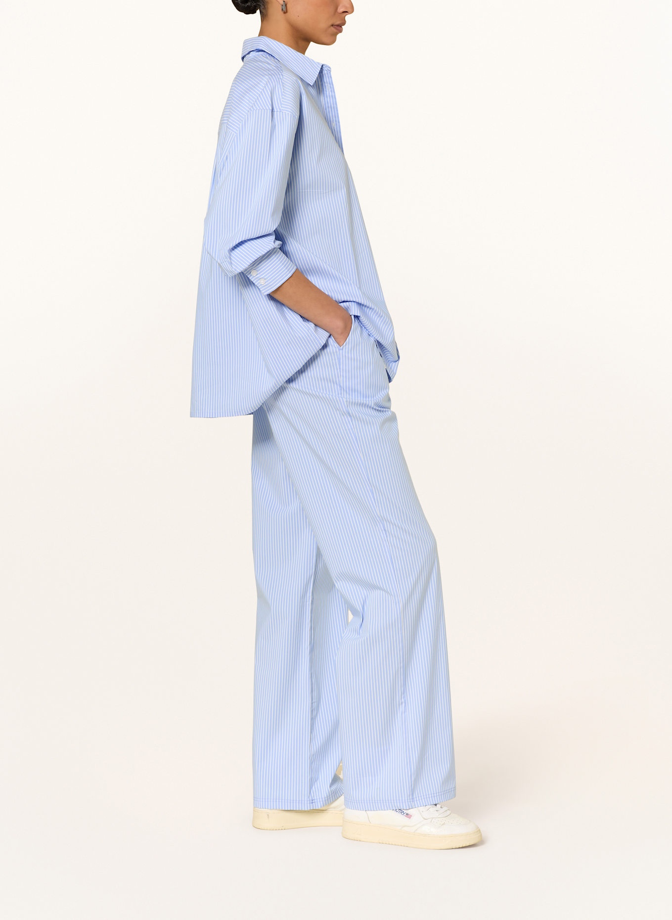 PEGADOR Spodnie EVA w stylu dresowym: BIAŁY/ NIEBIESKI