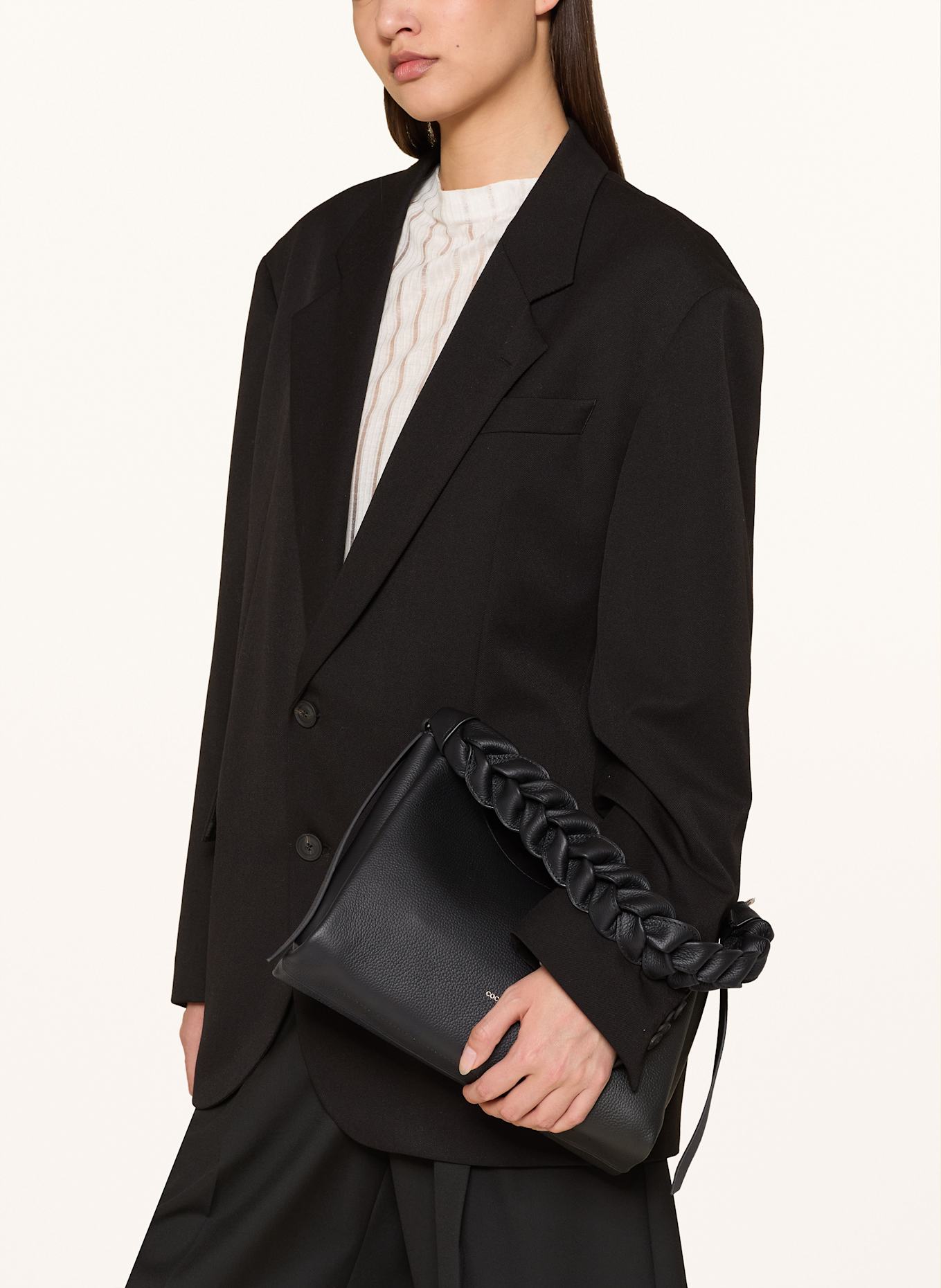 COCCINELLE BOHEME GRANDA handbag: BLACK