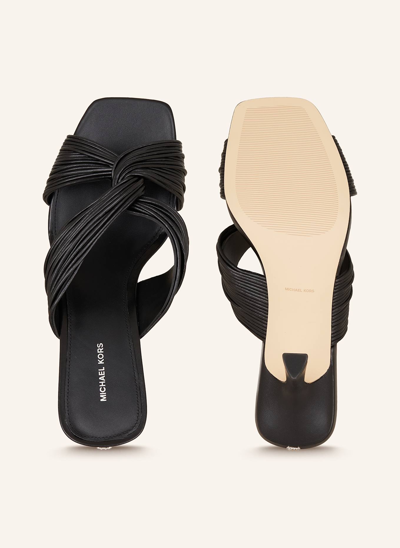 MICHAEL KORS Mules ALESSIA: SCHWARZ