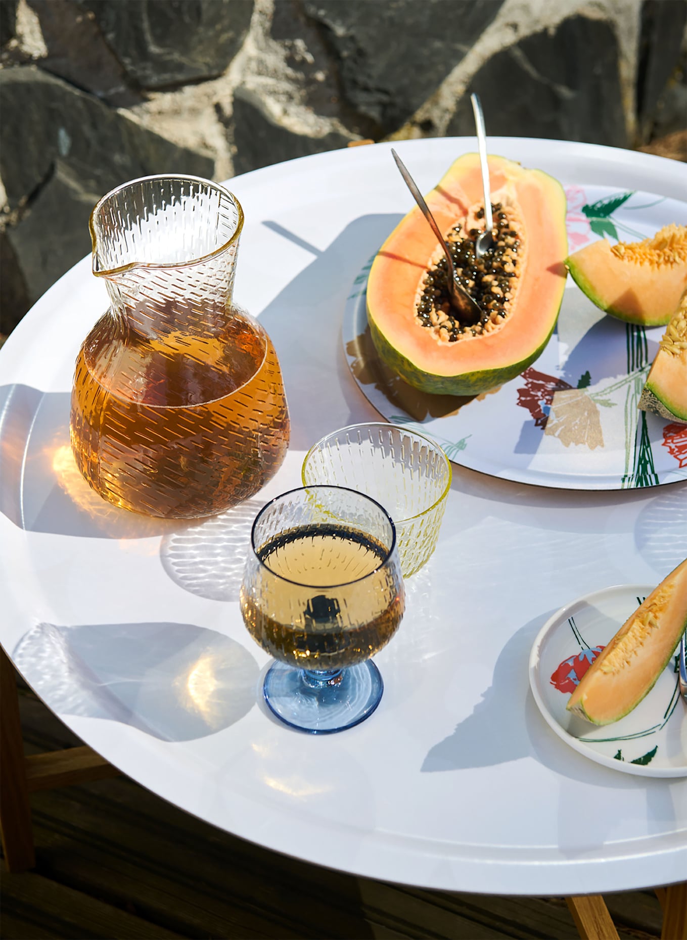 marimekko 2er-Set Trinkgläser SYKSY: GELB