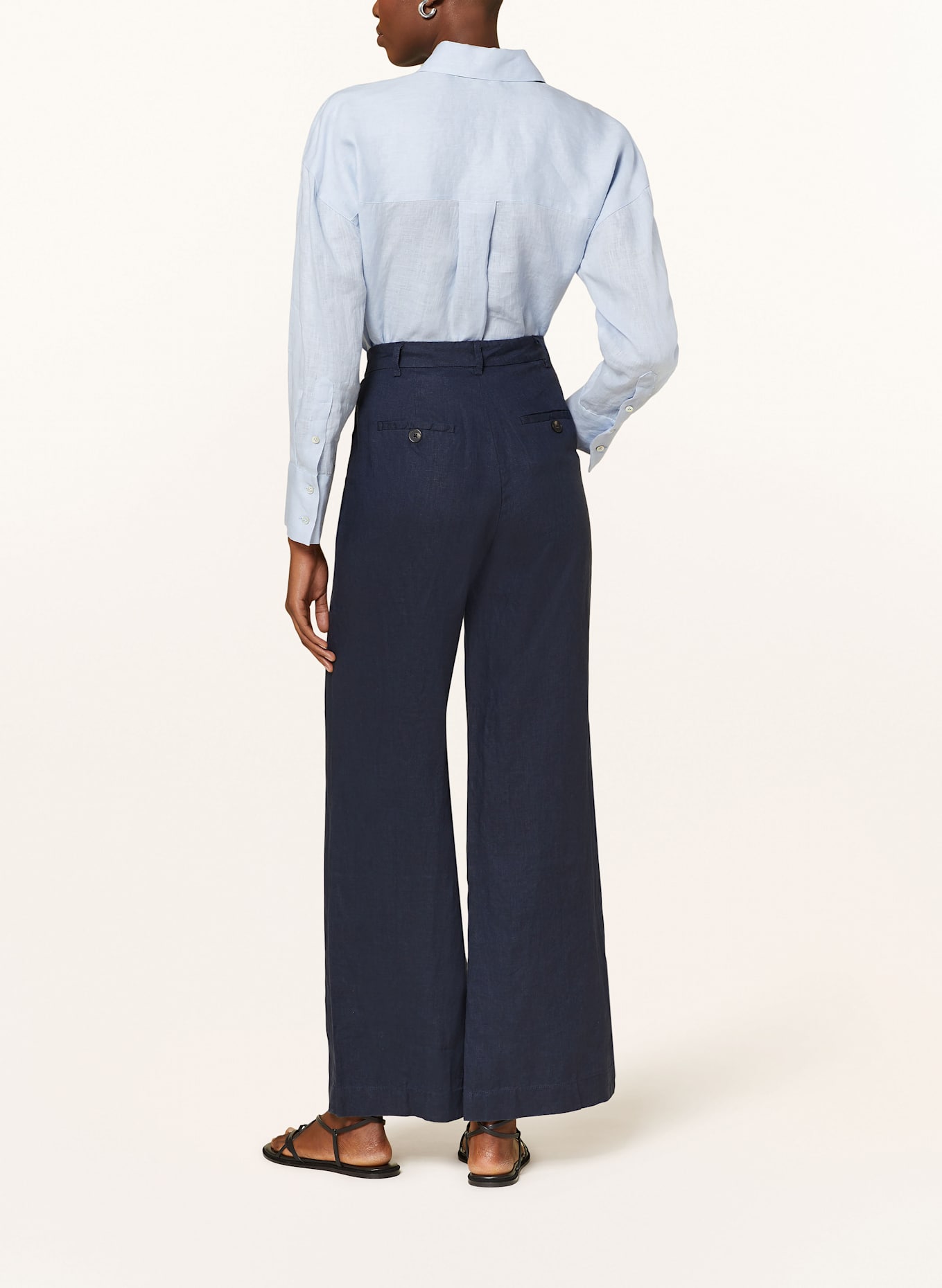 Part Two Leinenhose: DUNKELBLAU