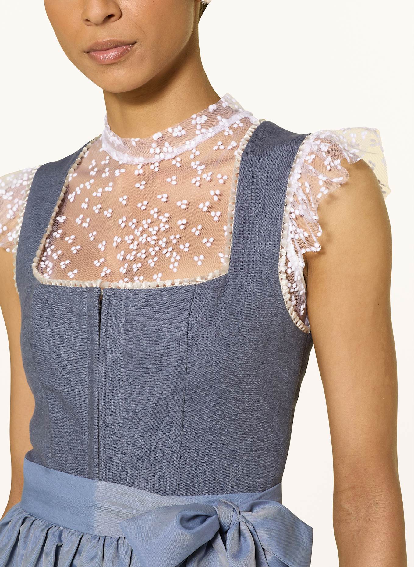 KINGA MATHE Dirndlbluse HEIKI: WEISS