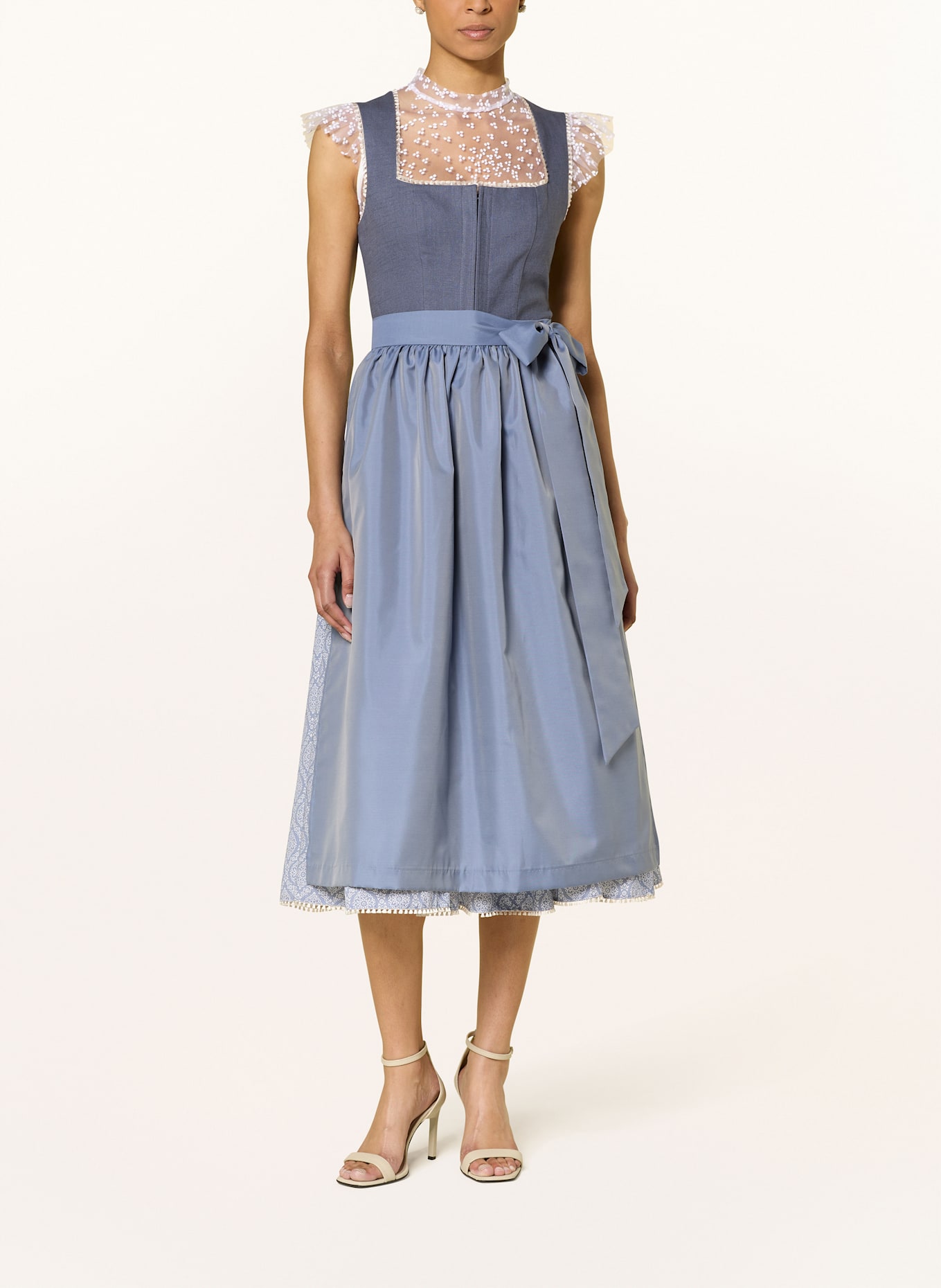 KINGA MATHE Dirndlbluse HEIKI: WEISS