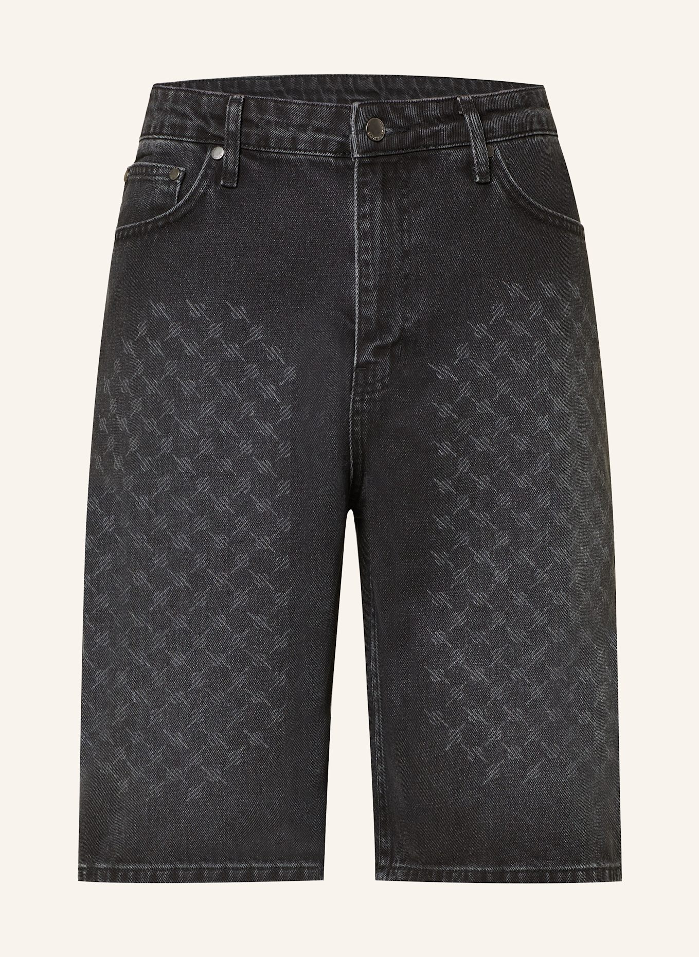 DAILY PAPER Szorty jeansowe regular fit: BLACK