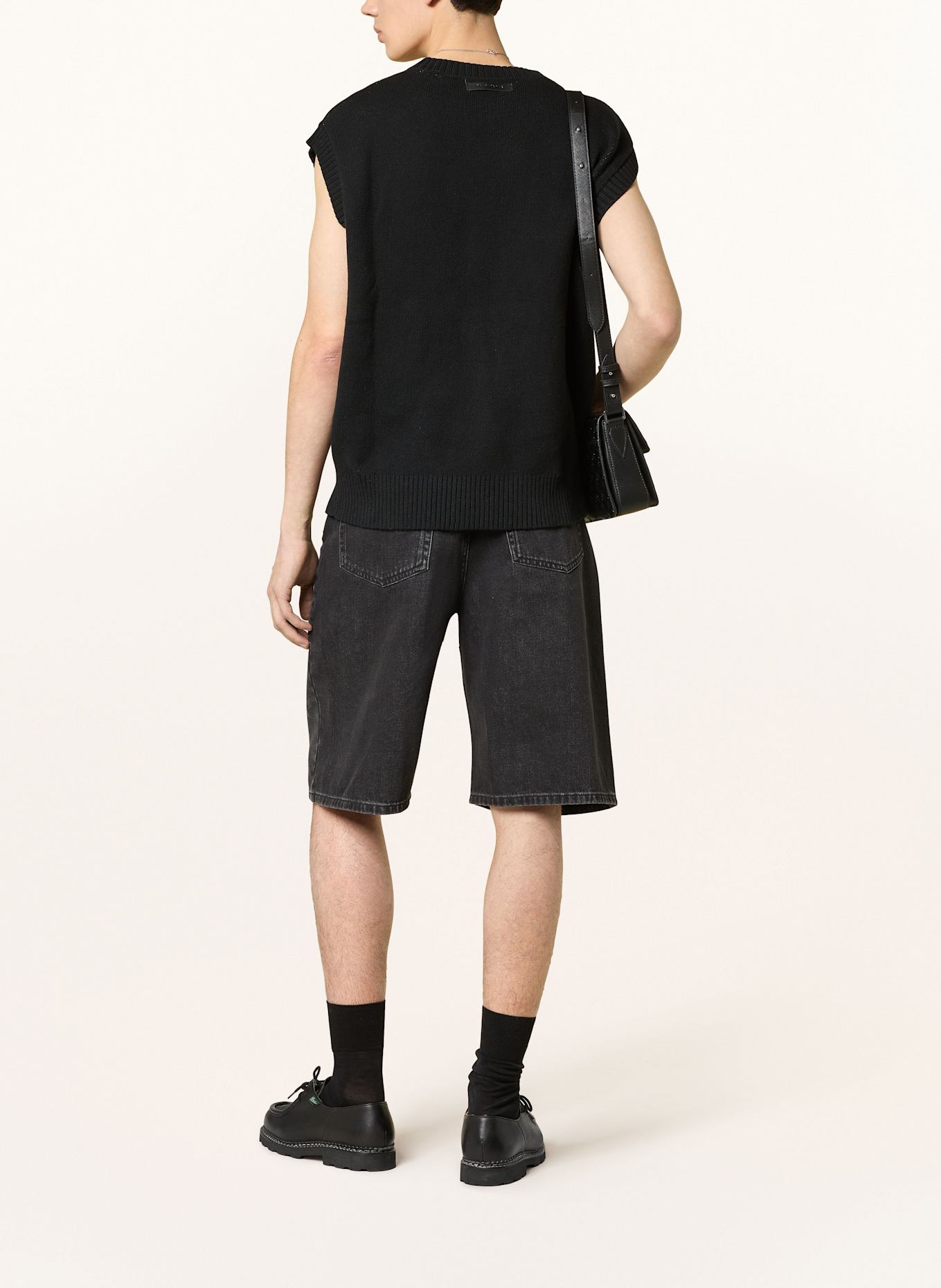 DAILY PAPER Szorty jeansowe regular fit: BLACK