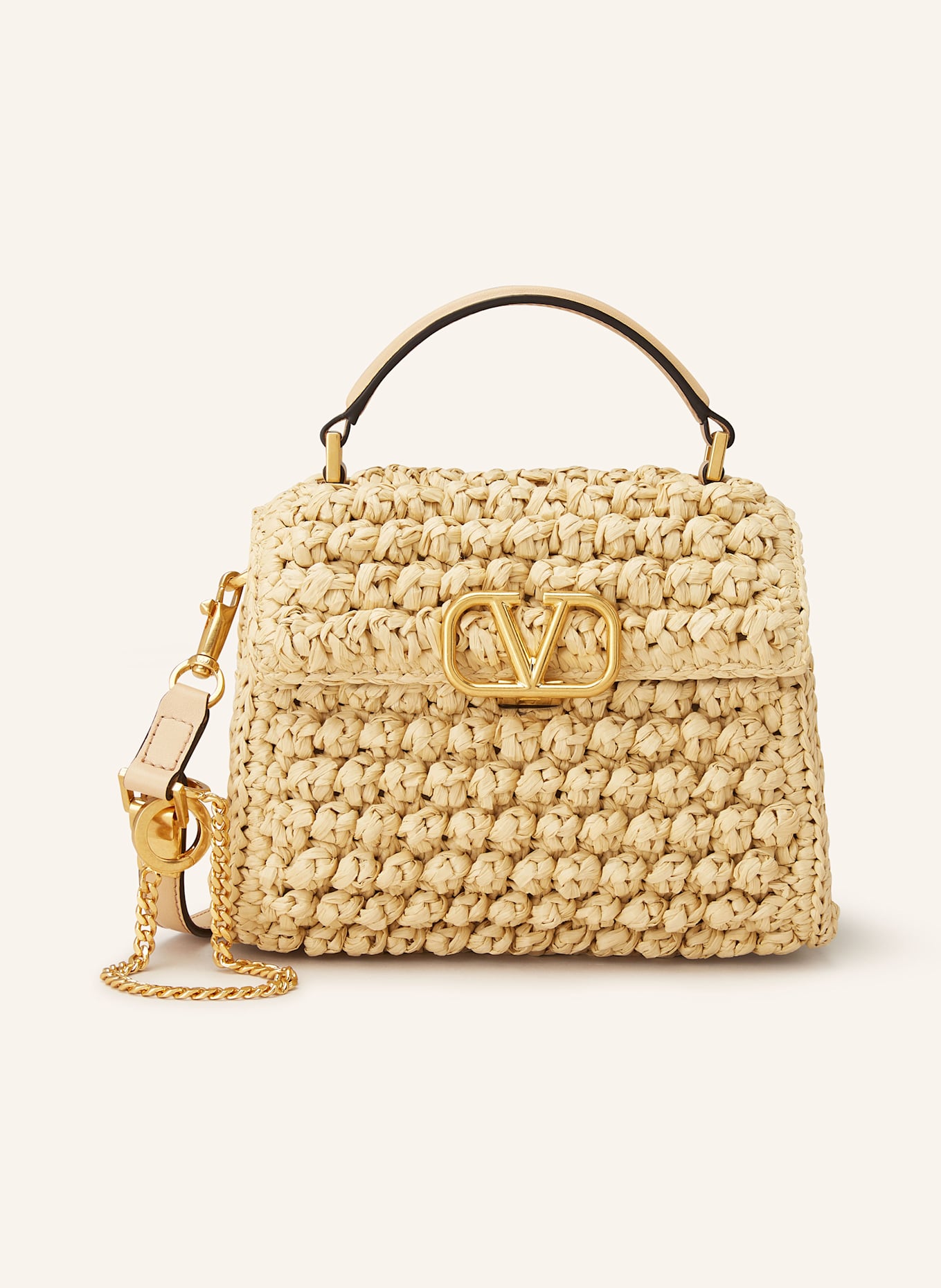 VALENTINO GARAVANI Torebka VISLING MINI, Kolor: ECRU (Obrazek 1)
